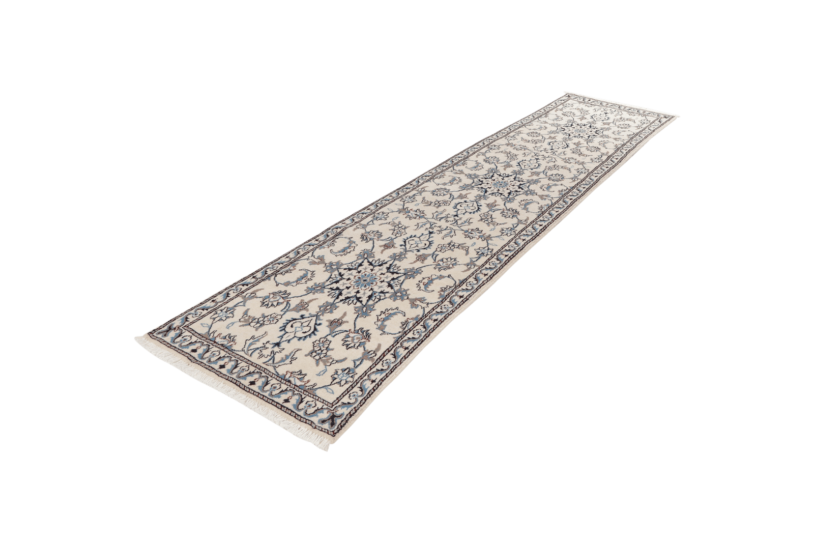 Nain 12La — Hand-knotted, 75x302 cm, Beige, 100% Virgin Wool | View 5