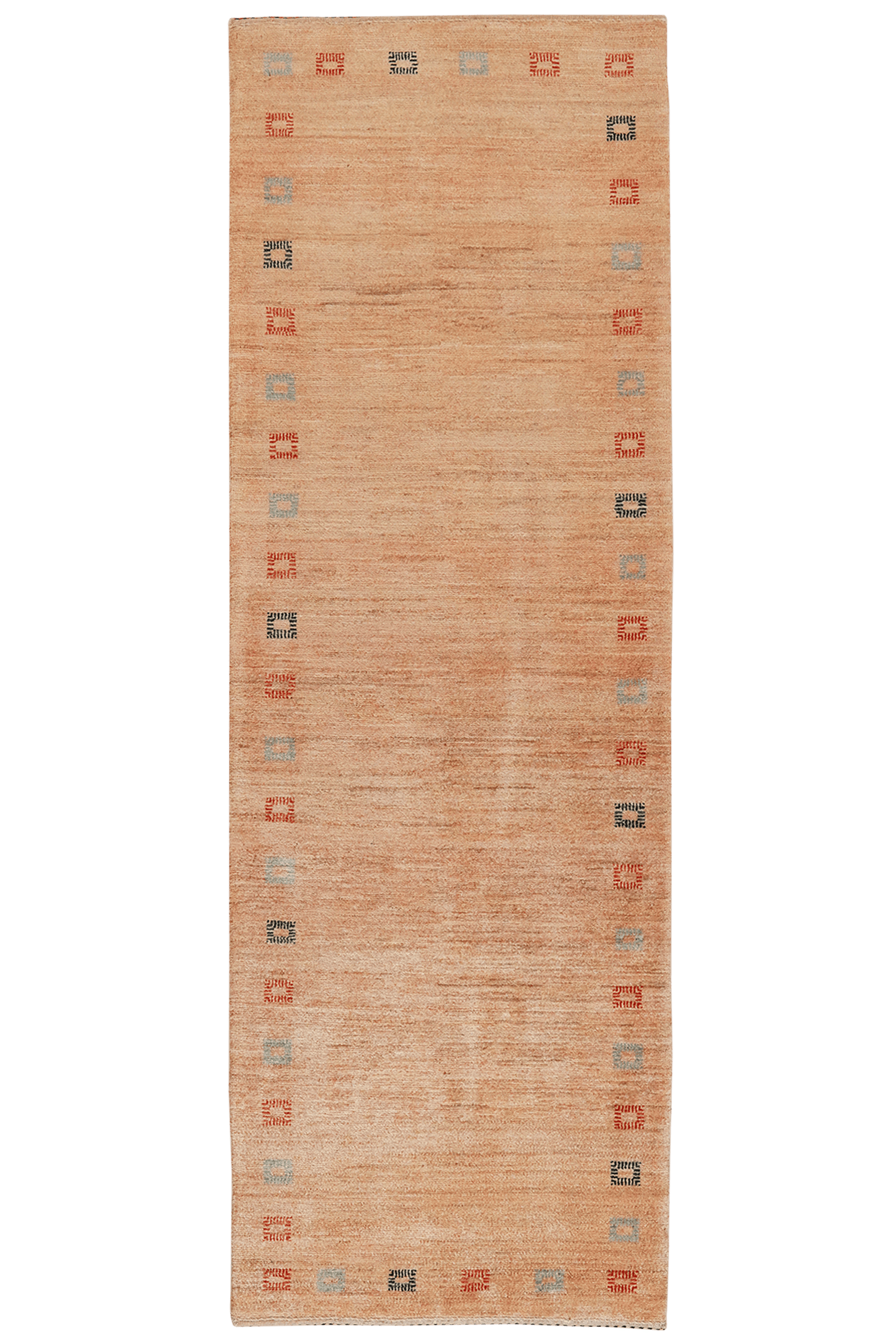 Rizbaf — Hand-knotted, 81x241 cm, Beige, 100% Virgin Wool | Main view