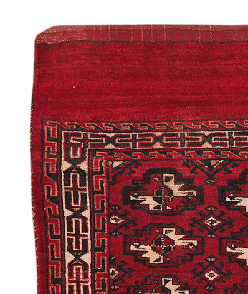Tekke — Hand-knotted, 71x93 cm, Red, 100% Virgin Wool | View 3