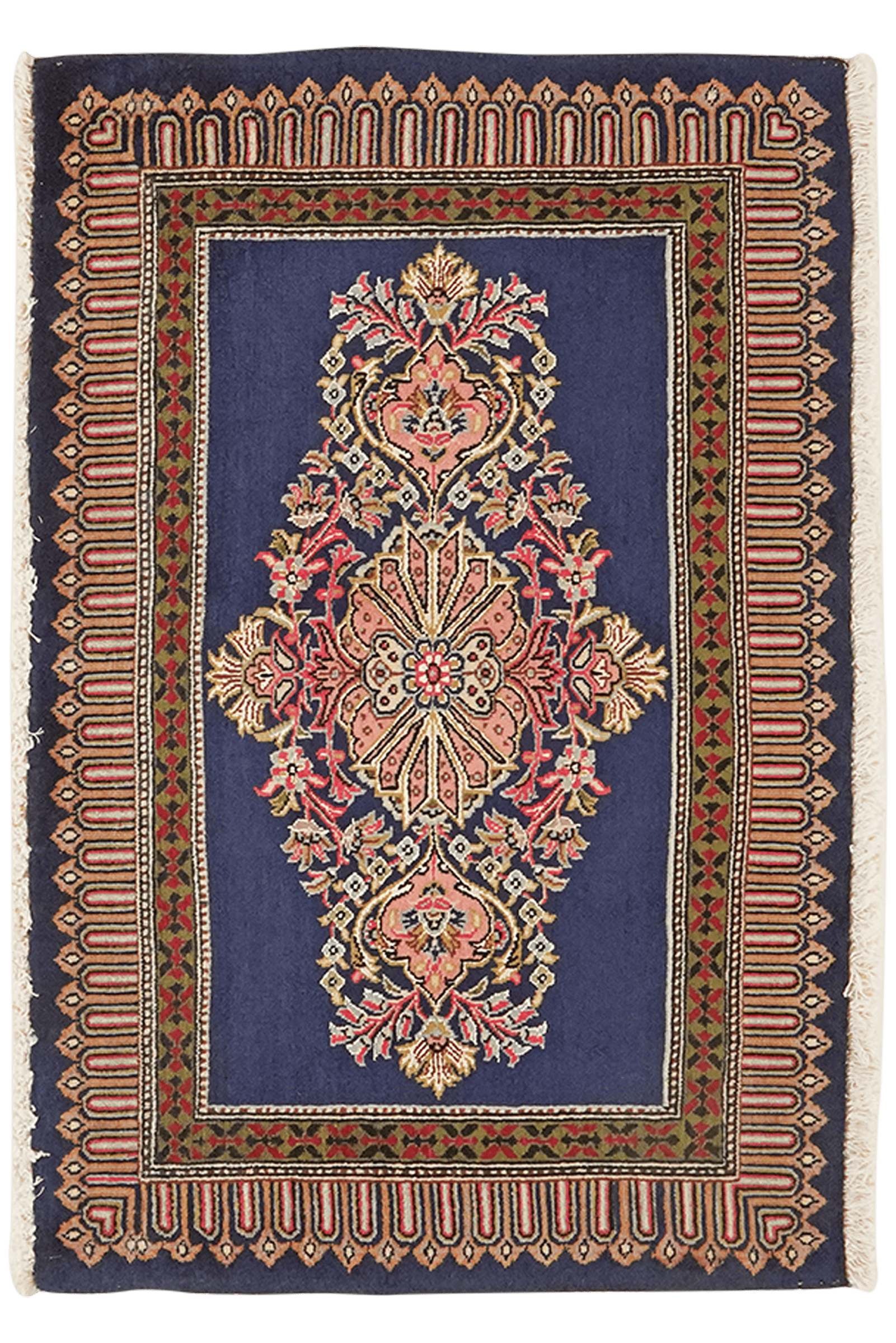 Kashmar — Hand-knotted, 91x61 cm, Blue, 100% Virgin Wool | Main view