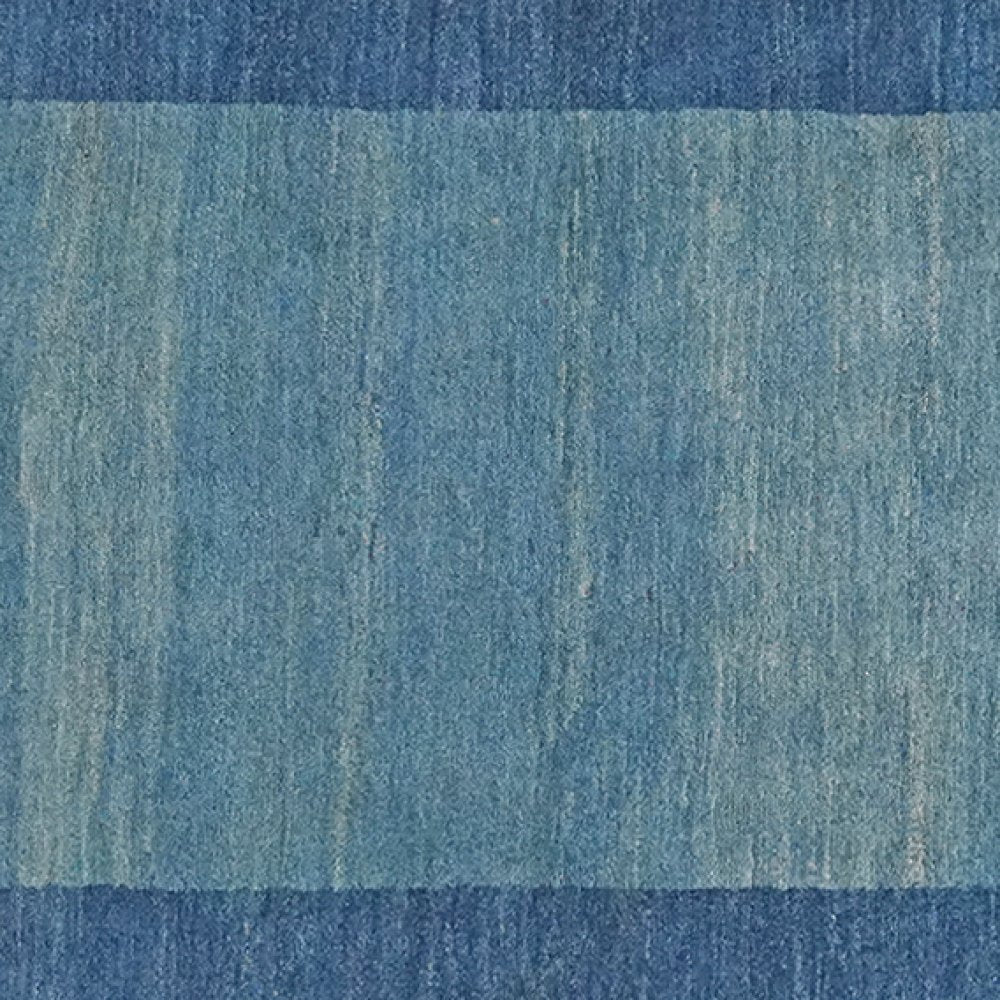 Gabbeh — Hand-knotted, 90x263 cm, Blue, 100% Virgin Wool | View 4