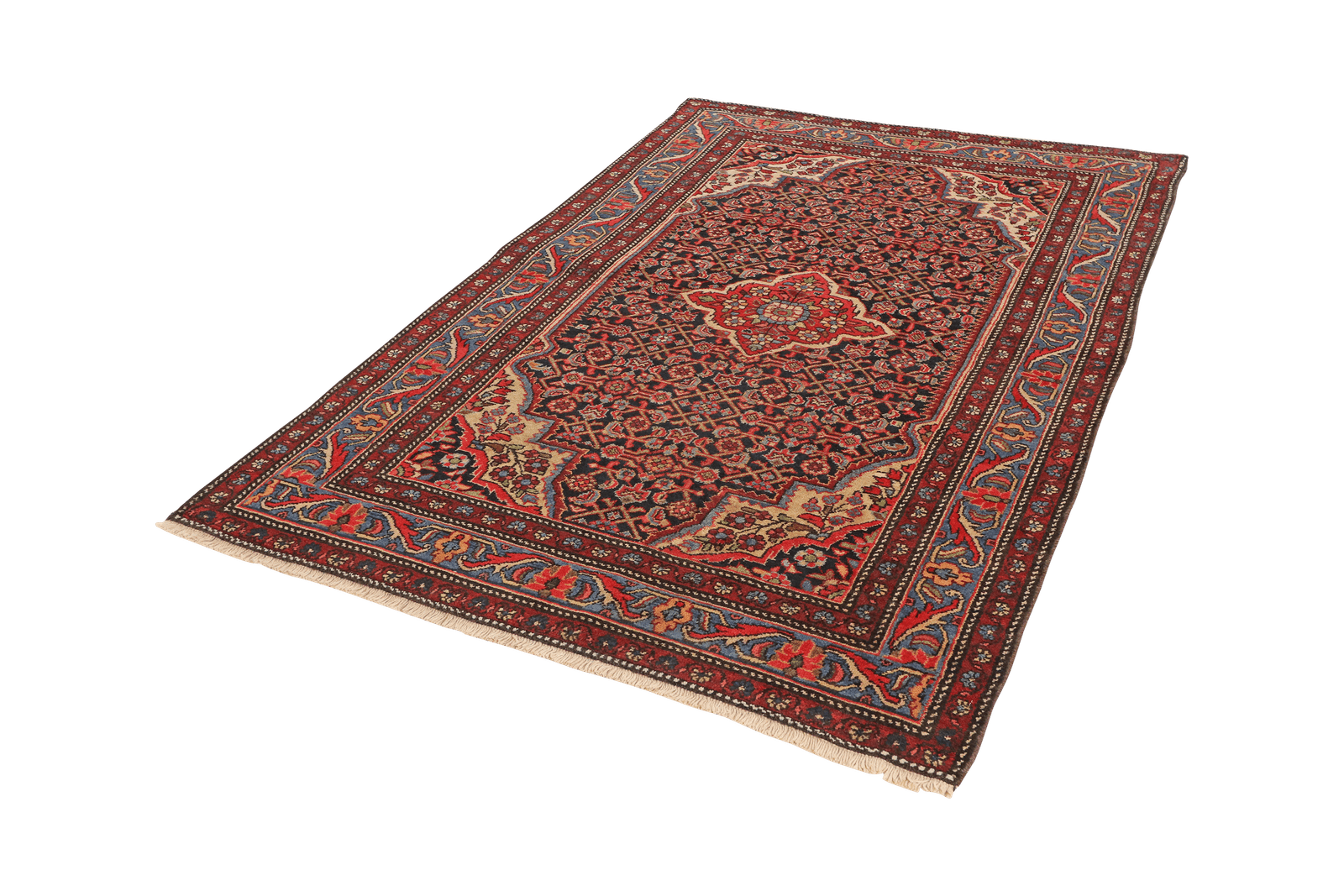 Koutabad — Hand-knotted, 130x203 cm, Blue, 100% Virgin Wool | View 5