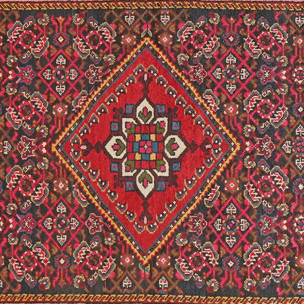 Koutabad — Handgefertigt, 202x140 cm, Rot, 100% Virgin Wool | View 5