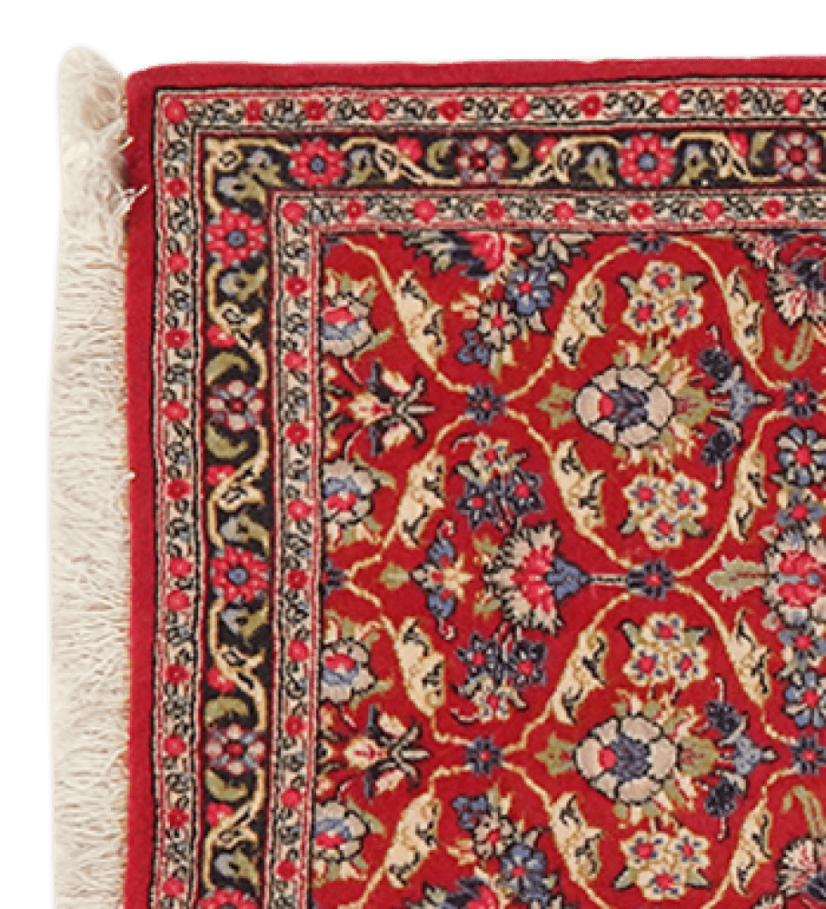 Ghoum — Hand-knotted, 50x200 cm, Red, 100% Virgin Wool | View 3