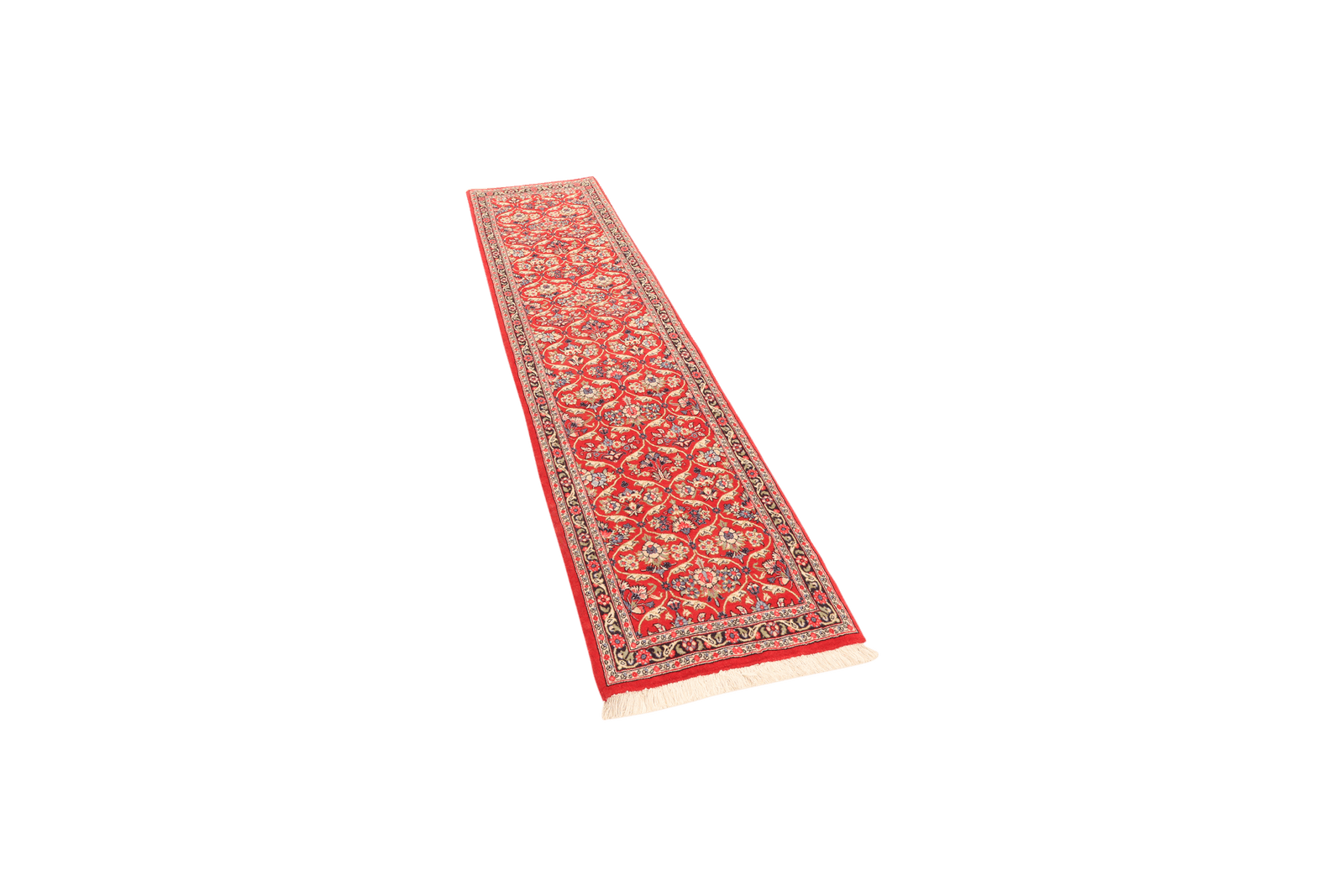 Ghoum — Hand-knotted, 50x200 cm, Red, 100% Virgin Wool | View 5