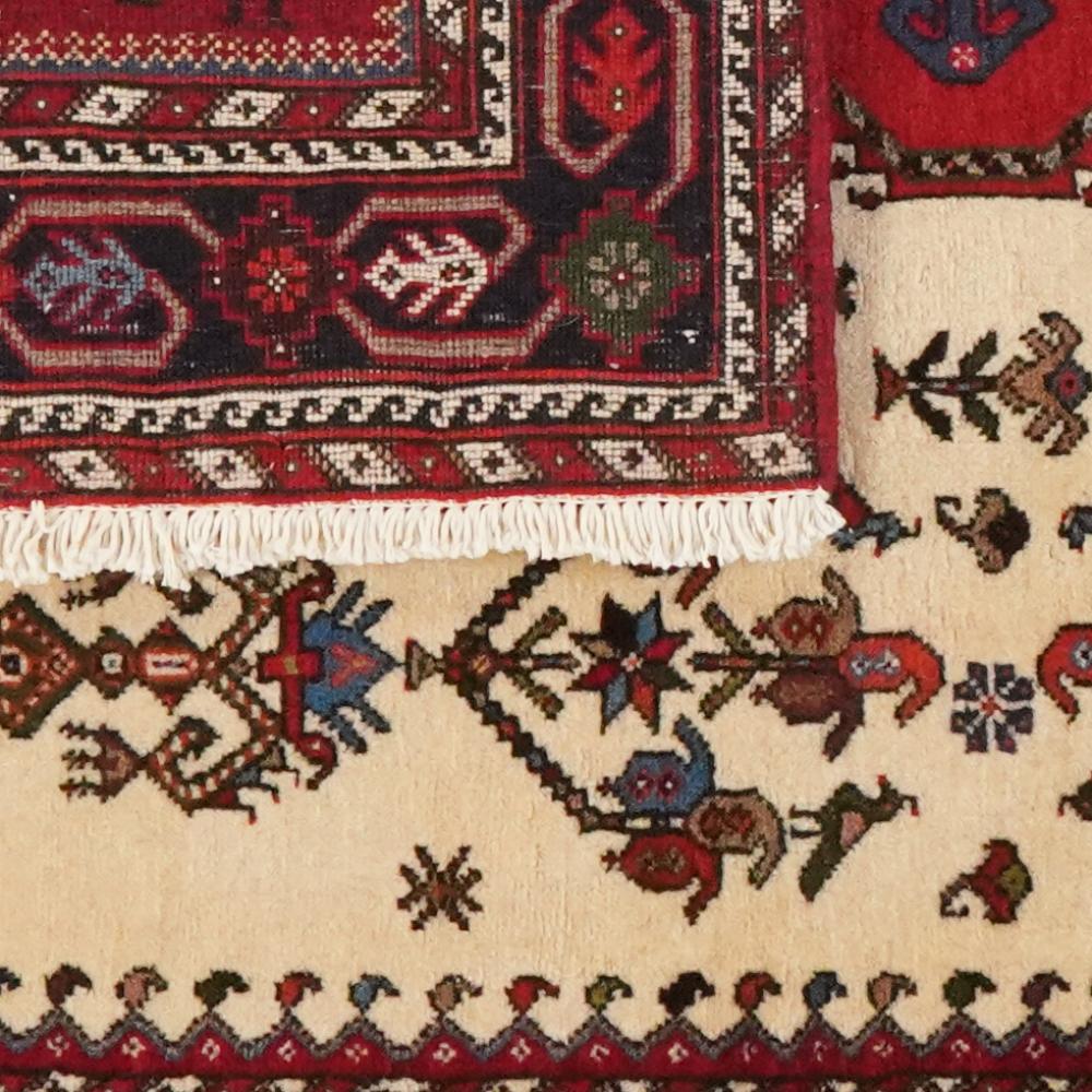 Nasrabad — Hand-knotted, 98x145 cm, Beige, 100% Virgin Wool | View 6