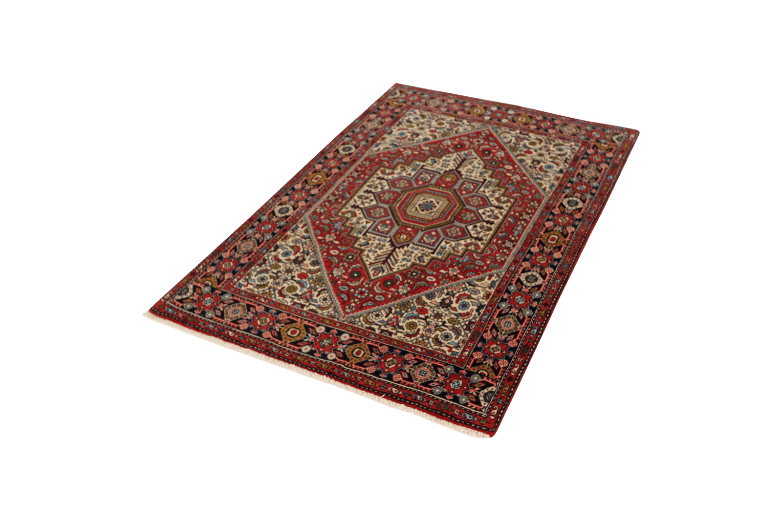 Goltuk — Hand-knotted, 103x156 cm, Red, 100% Virgin Wool | View 5