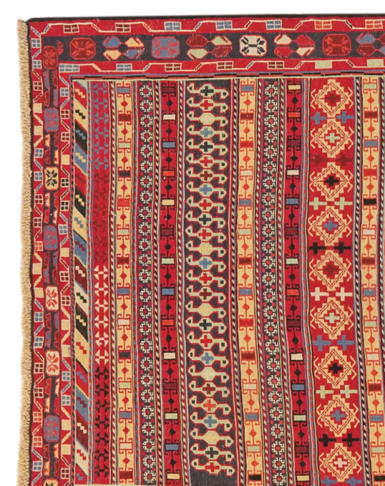 Sumak Shahsavan — Handmade, 126x195 cm, Multicolor, 100% Virgin Wool | View 3