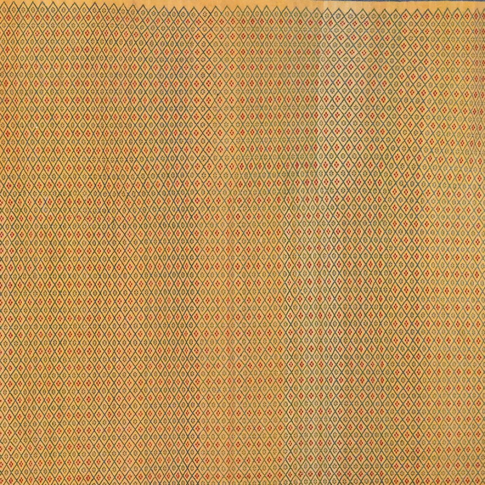 Sumak Afshar — Handmade, 219x265 cm, Yellow, 100% Virgin Wool | View 4