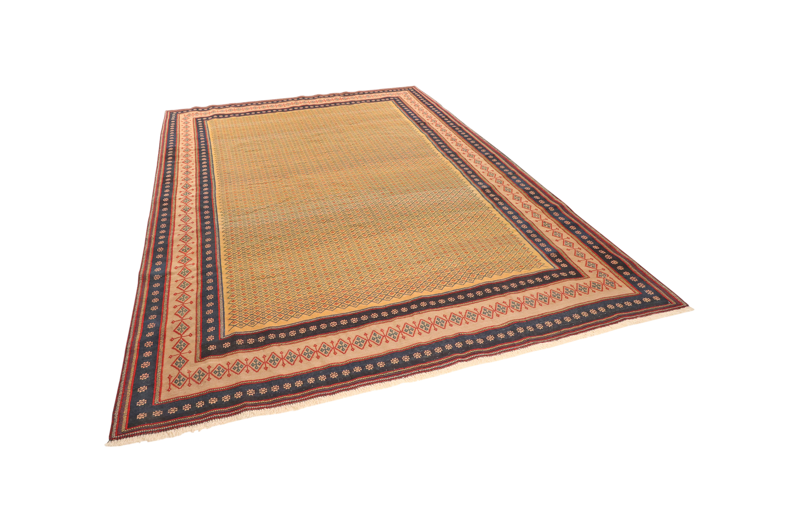 Sumak Afshar — Handgefertigt, 265x219 cm, Braun, 100% Virgin Wool | View 6