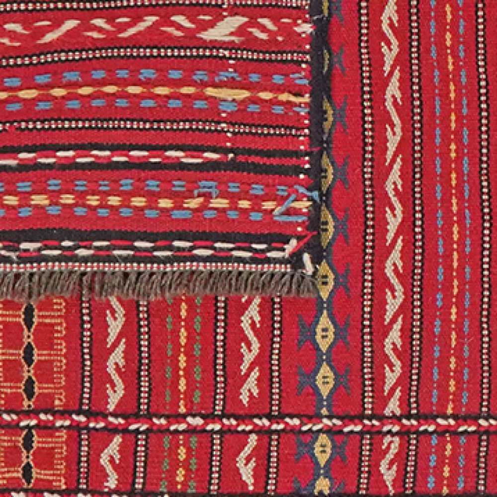 Kelim Kordi — Handmade, 77x200 cm, Multicolor, 100% Virgin Wool | View 6