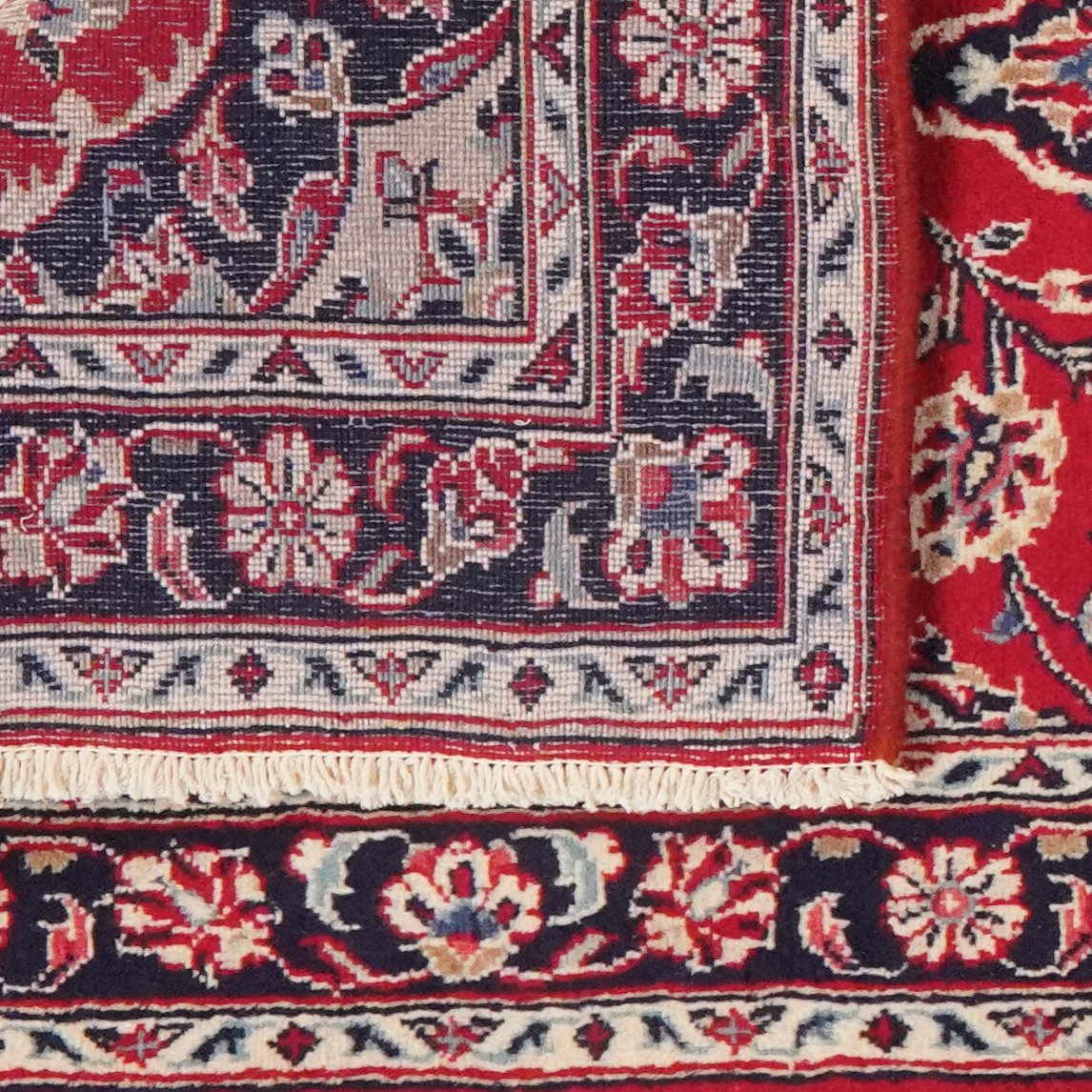 Ardakan — Hand-knotted, 81x216 cm, Red, 100% Virgin Wool | View 6