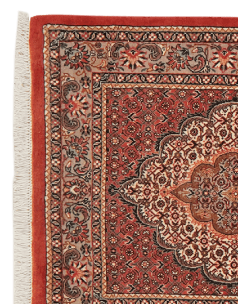 Bidjar Bookan — Hand-knotted, 75x255 cm, Red, 95% Schurwolle, 5% Seide | View 3