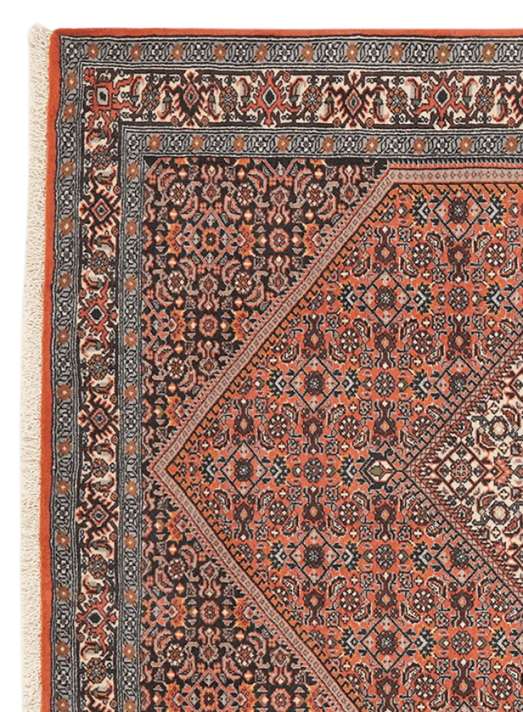 Bidjar Zandjan — Hand-knotted, 113x173 cm, Red, 100% Virgin Wool | View 3