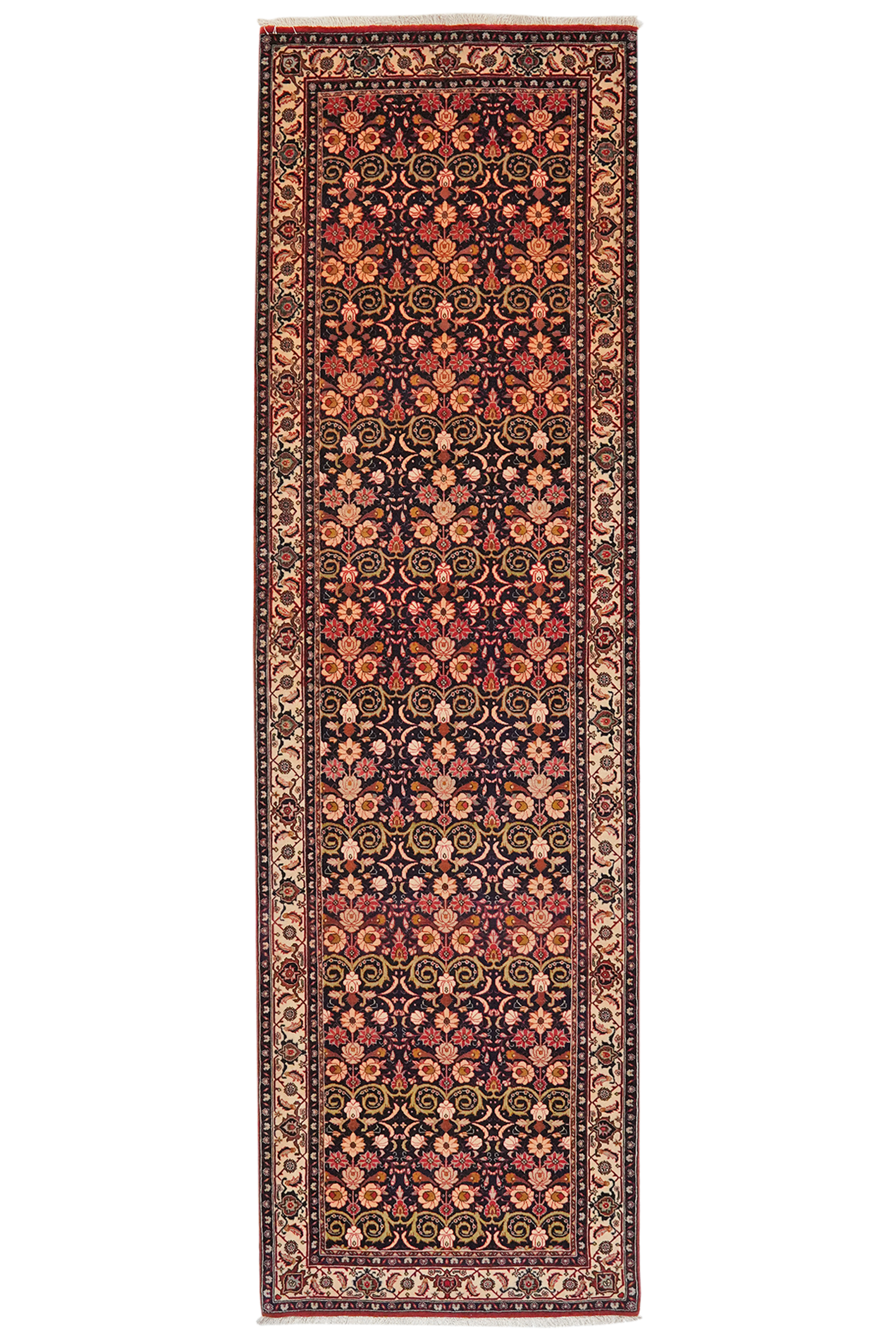Bidjar Tekkab — Handgefertigt, 324x96 cm, Beige, 100% Virgin Wool | Main view