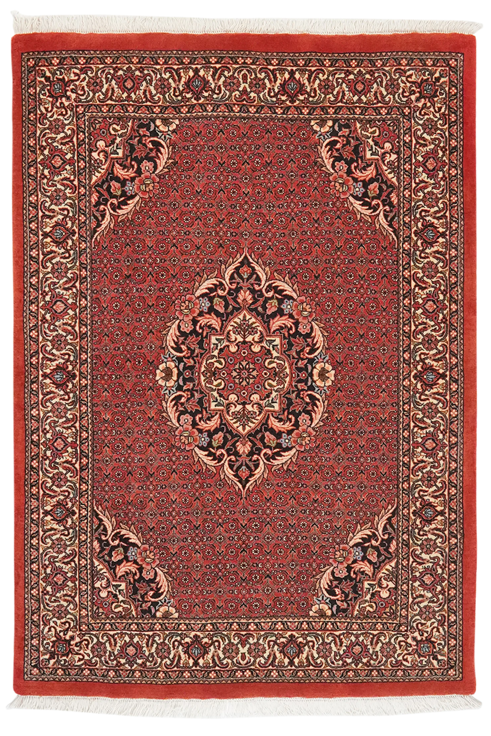 Bidjar Bookan — Handgefertigt, 153x105 cm, Beige, 100% Virgin Wool | Main view