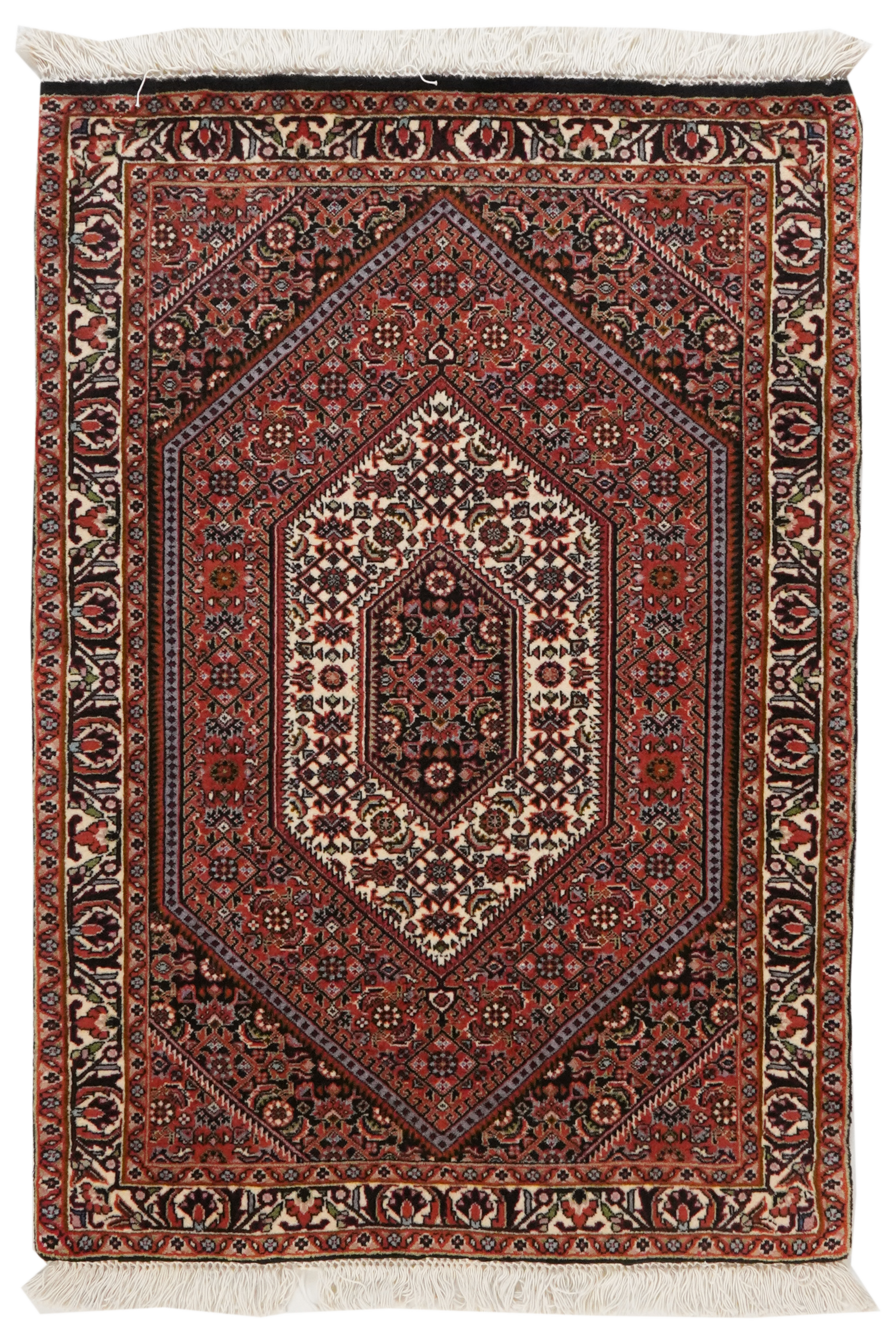 Bidjar Bookan — Handgefertigt, 110x76 cm, Beige, 100% Virgin Wool | Main view