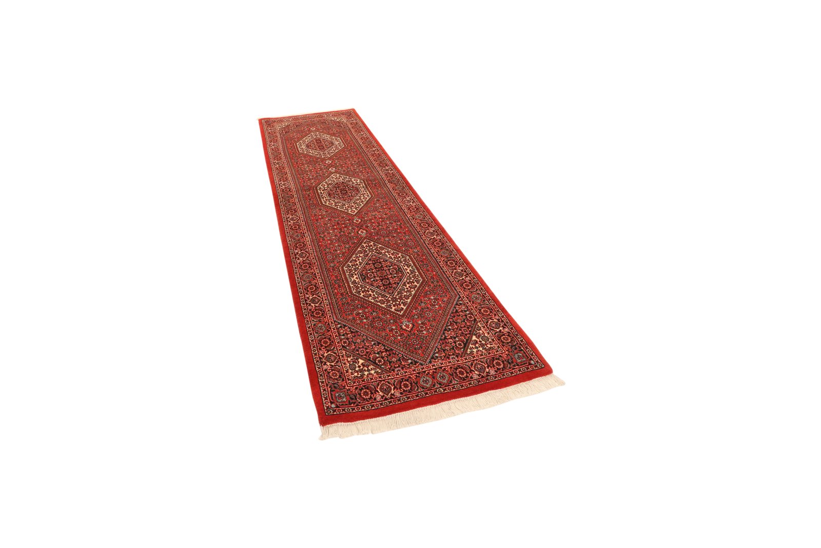 Bidjar Bookan — Hand-knotted, 78x244 cm, Red, 100% Virgin Wool | View 5