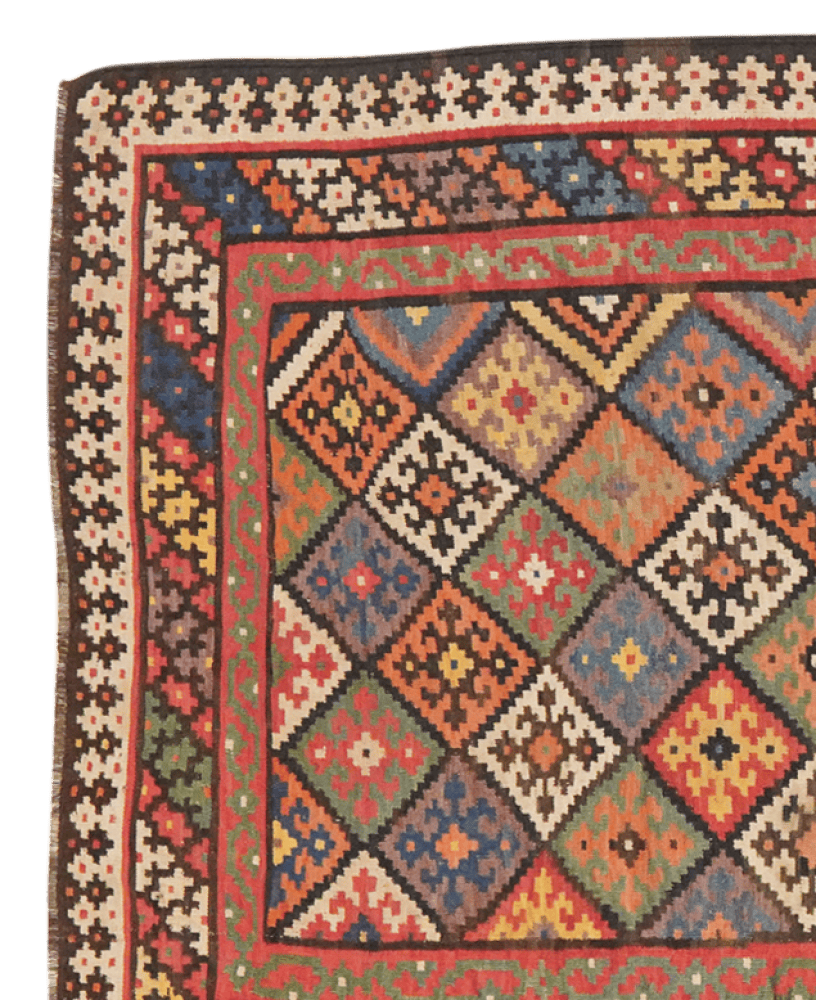Kelim Afshar — Handmade, 155x309 cm, Black, 100% Virgin Wool | View 3