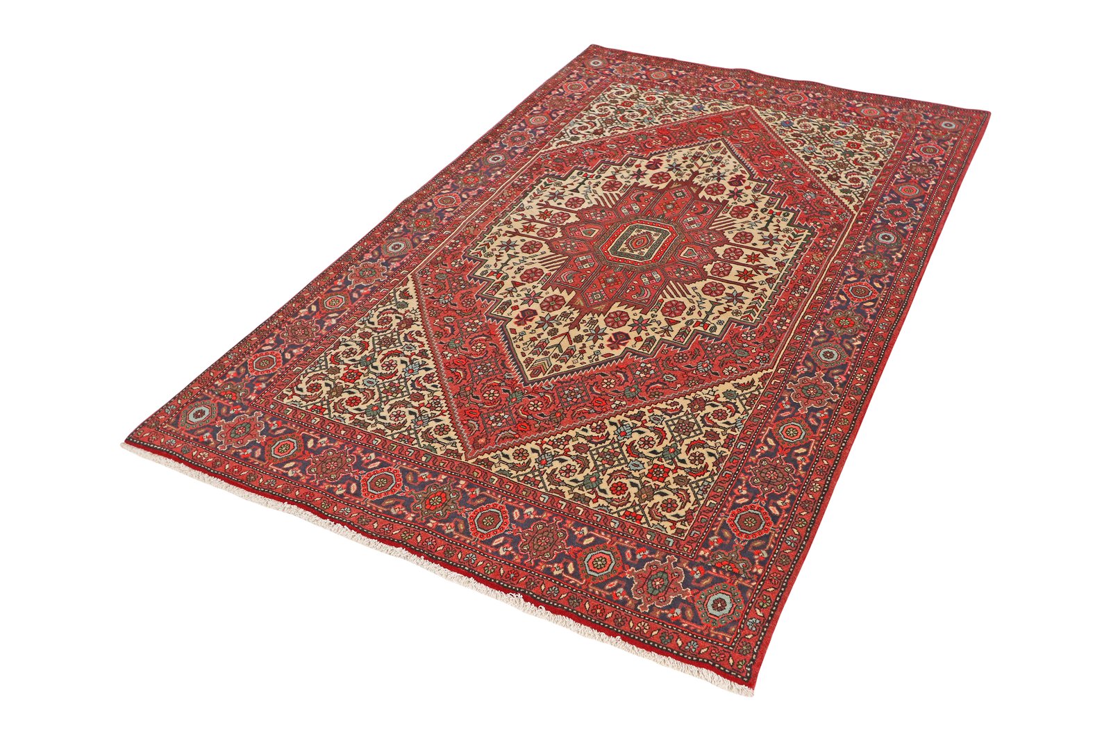 Goltuk — Hand-knotted, 132x215 cm, Beige, 100% Virgin Wool | View 5