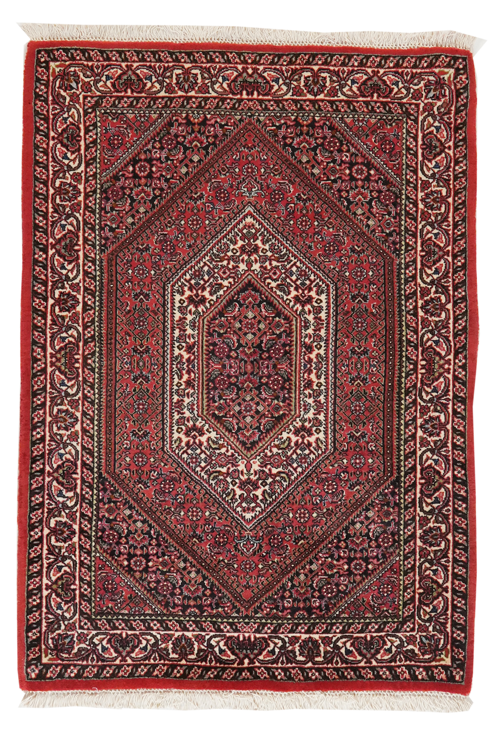 Bidjar Bookan — Handgefertigt, 110x79 cm, Beige, 100% Virgin Wool | Main view