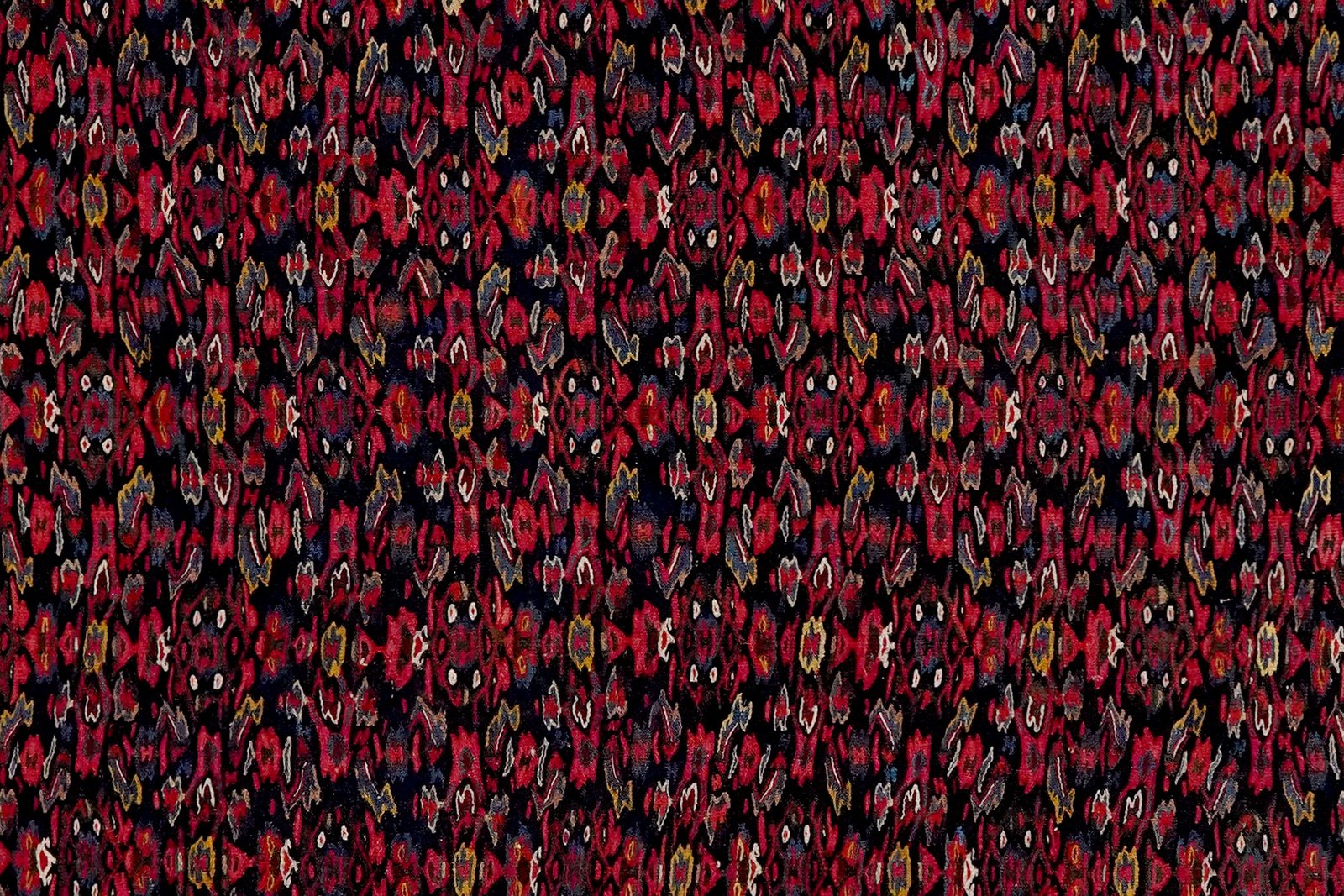 Kelim Senneh — Handmade, 135x200 cm, Blue, 100% Virgin Wool | View 4