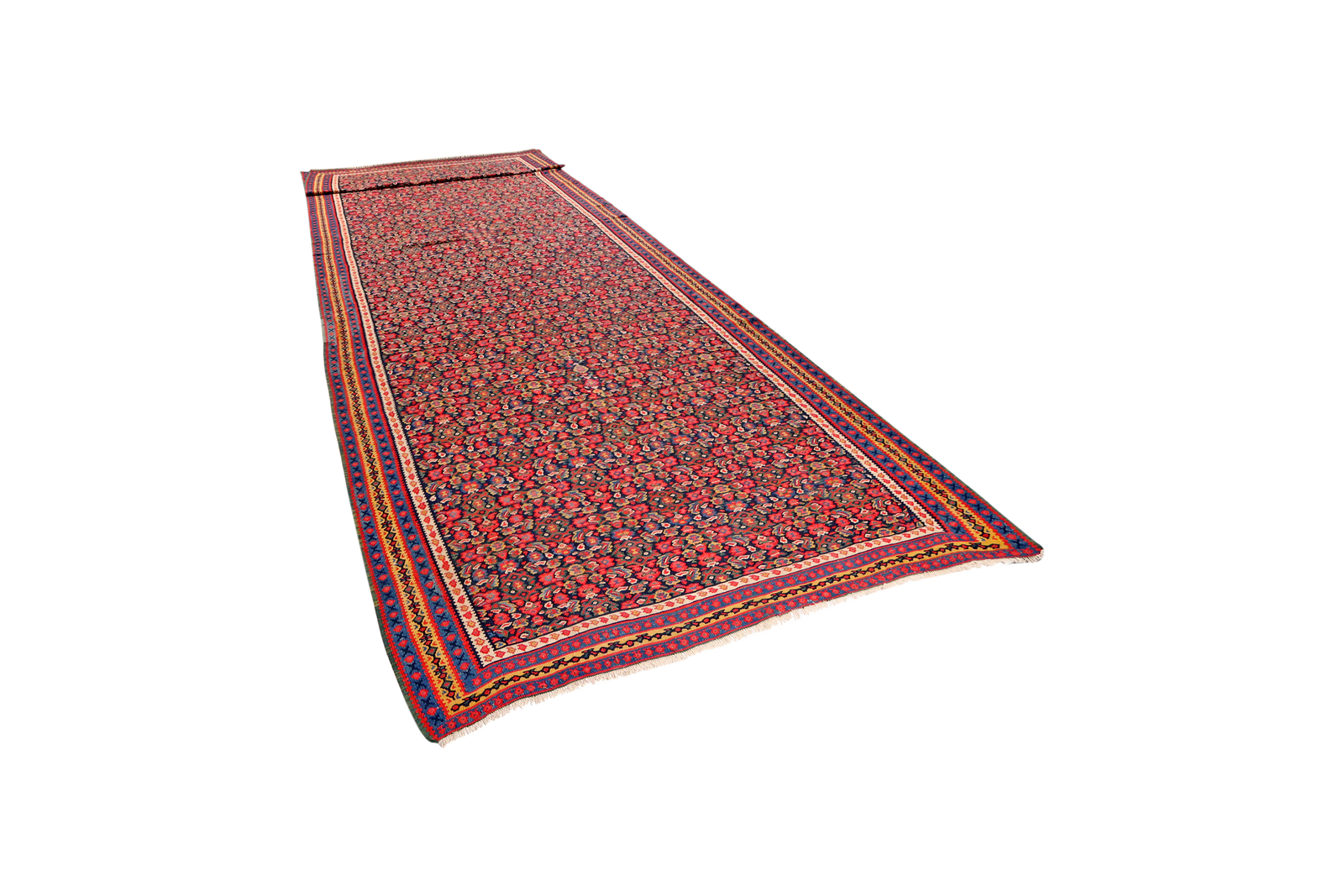 Kelim Bidjar — Handgefertigt, 498x184 cm, Beige, 100% Virgin Wool | View 6