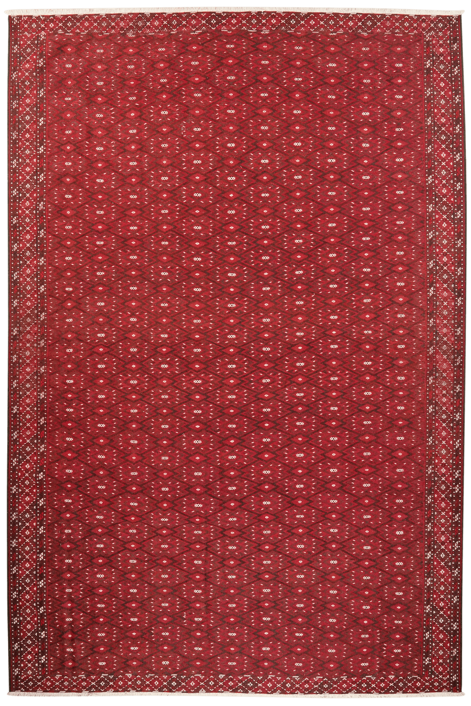 Kelim Turkman — Handmade, 227x337 cm, Multicolor, 100% Virgin Wool | Main view