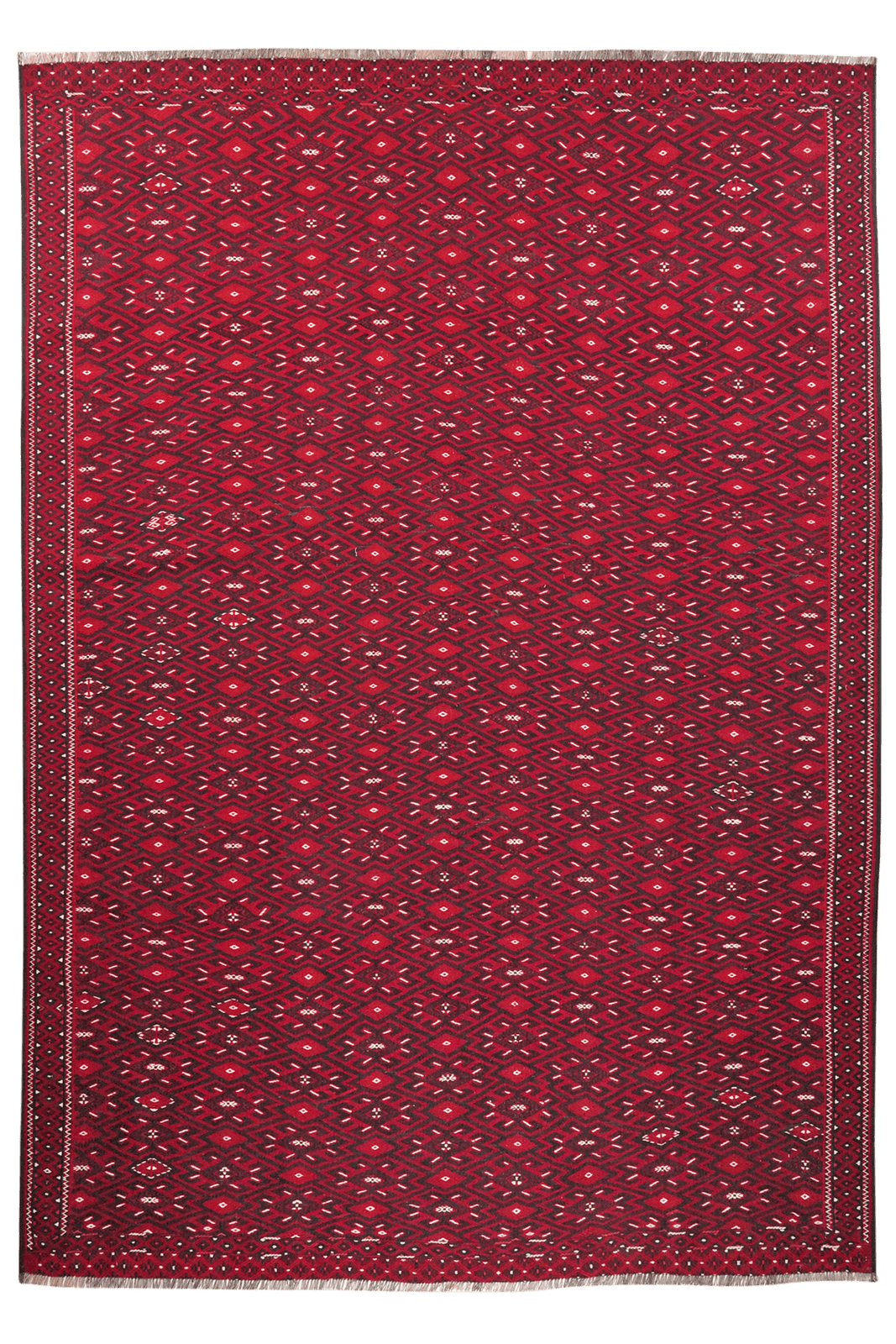 Kelim Turkman — Handmade, 223x315 cm, Multicolor, 100% Virgin Wool | Main view
