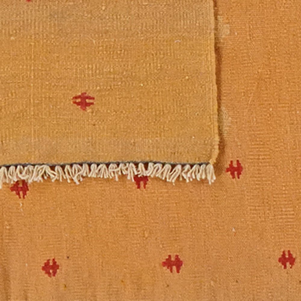 Kelim Gashgai — Handmade, 86x180 cm, Yellow, 100% Virgin Wool | View 6