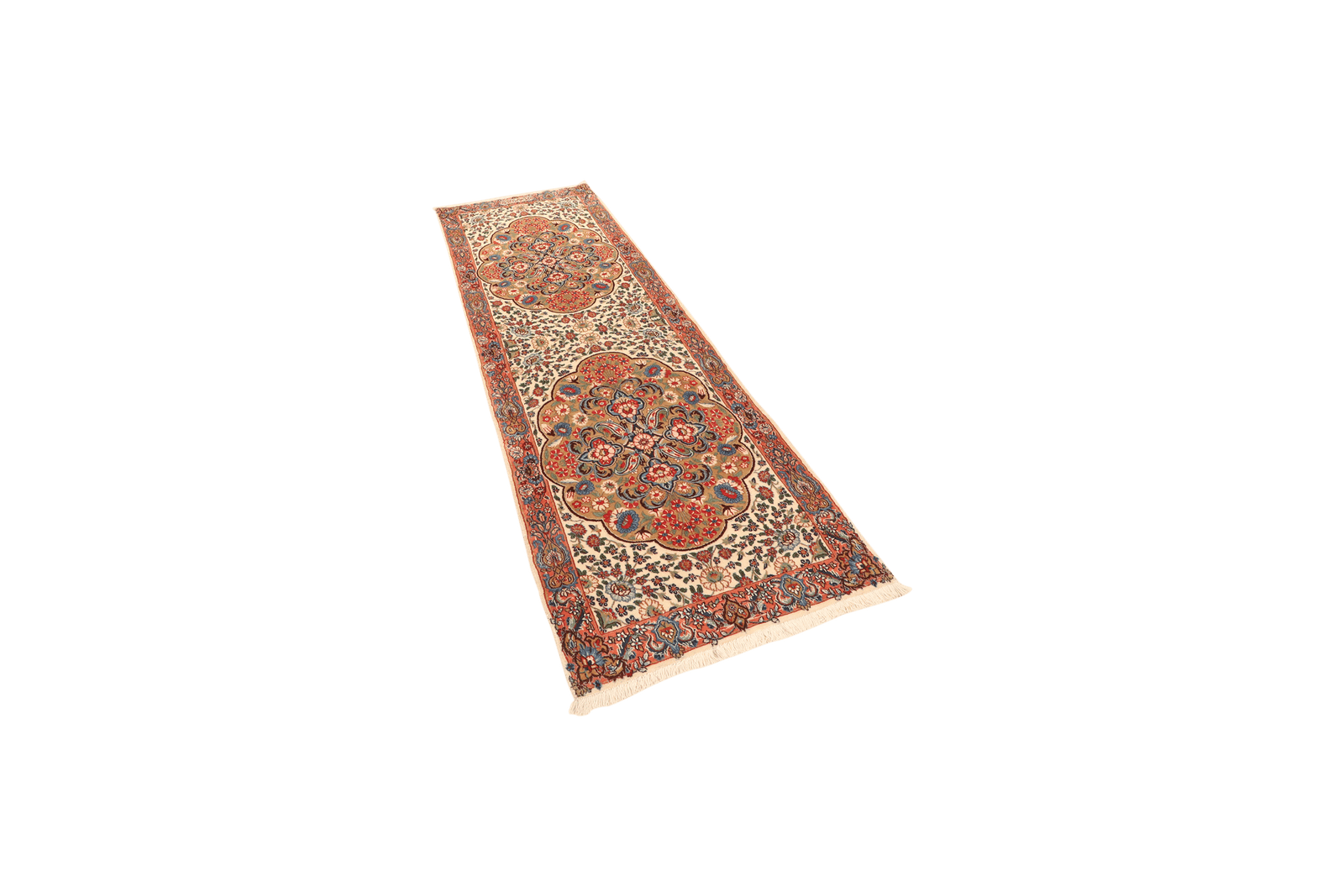 Ravar — Hand-knotted, 74x221 cm, Beige, 100% Virgin Wool | View 5