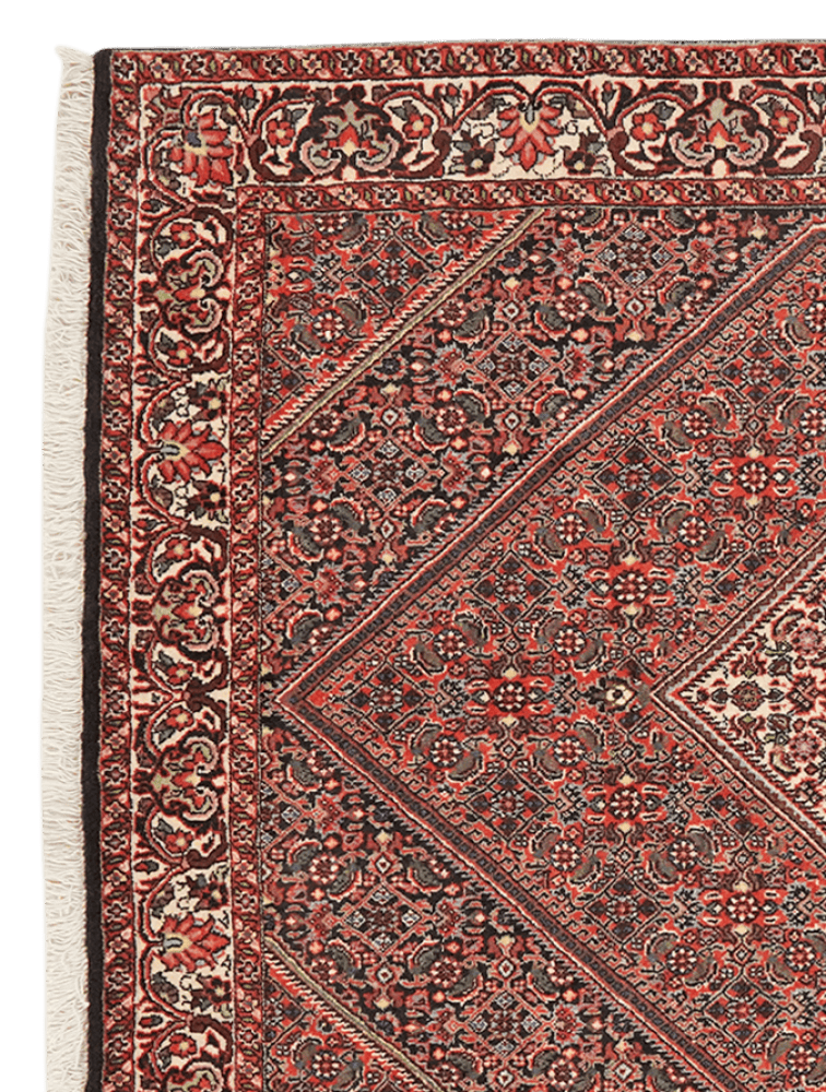 Bidjar Bookan — Hand-knotted, 113x177 cm, Red, 100% Virgin Wool | View 3
