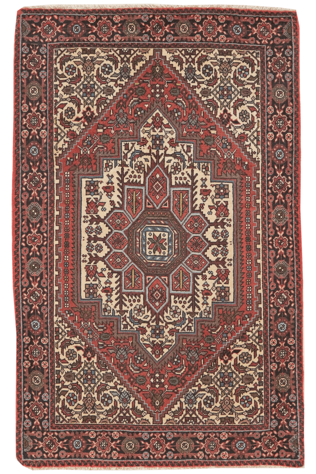 Goltuk — Hand-knotted, 79x127 cm, Red, 100% Virgin Wool | Main view