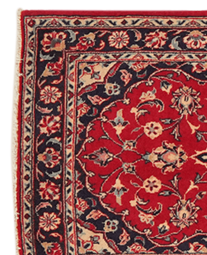 Ardakan — Hand-knotted, 78x357 cm, Red, 100% Virgin Wool | View 3