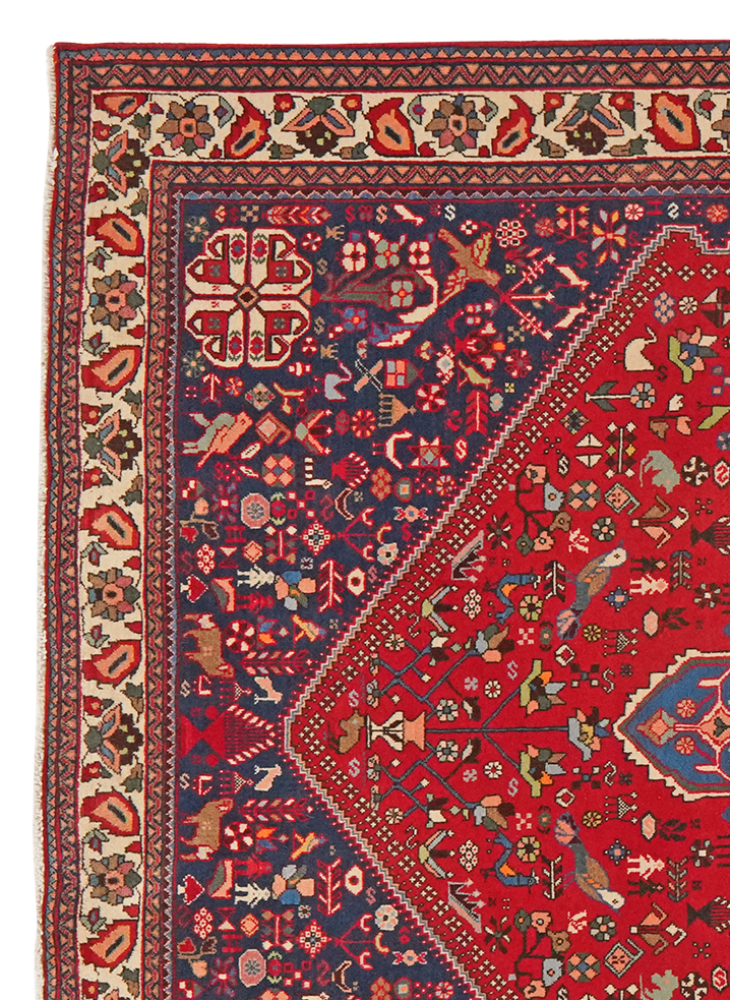 Abadeh — Handgefertigt, 210x157 cm, Beige, 100% Virgin Wool | View 4