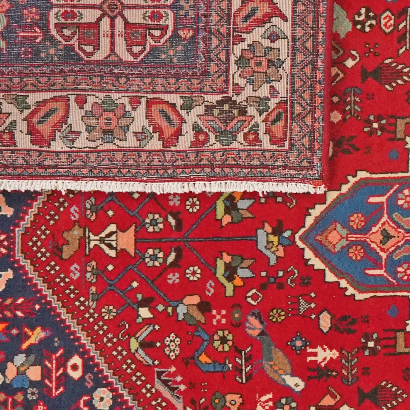 Abadeh — Hand-knotted, 157x210 cm, Red, 100% Virgin Wool | View 6
