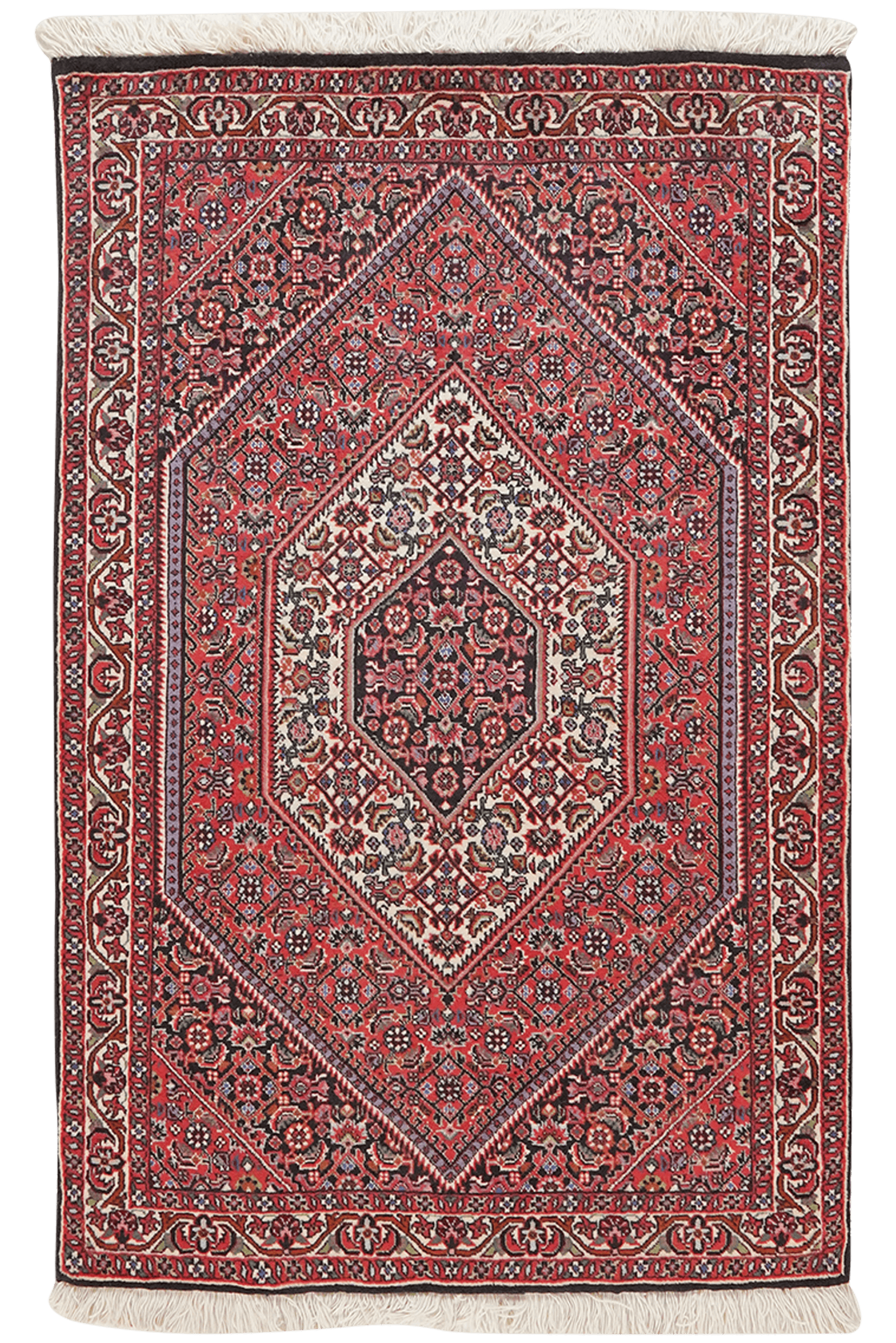 Bidjar Bookan — Hand-knotted, 73x112 cm, Red, 100% Virgin Wool | Main view