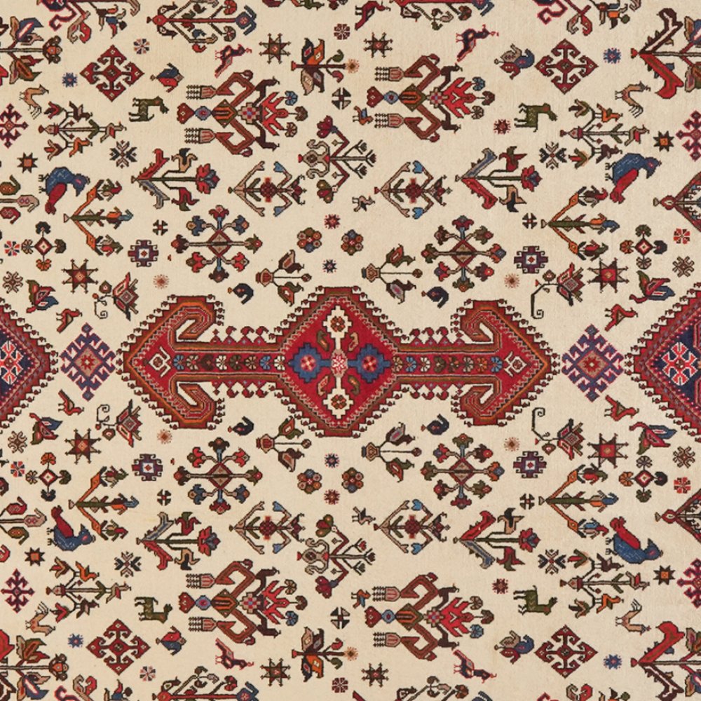 Nasrabad — Hand-knotted, 204x312 cm, Beige, 100% Virgin Wool | View 4
