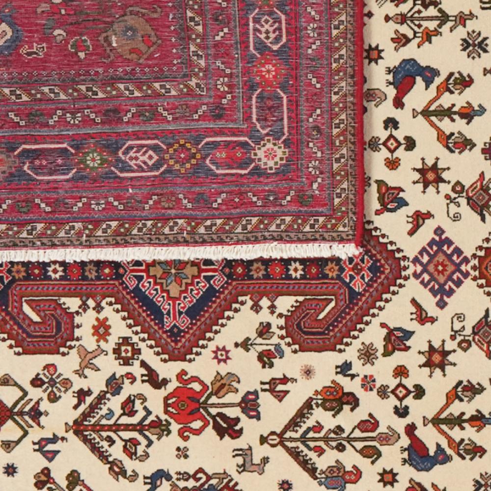 Nasrabad — Hand-knotted, 204x312 cm, Beige, 100% Virgin Wool | View 6
