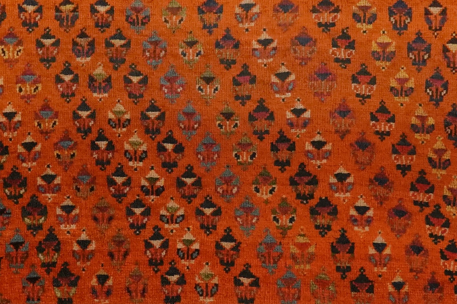 Gashgai — Hand-knotted, 97x57 cm, Orange, 100% Virgin Wool | View 4