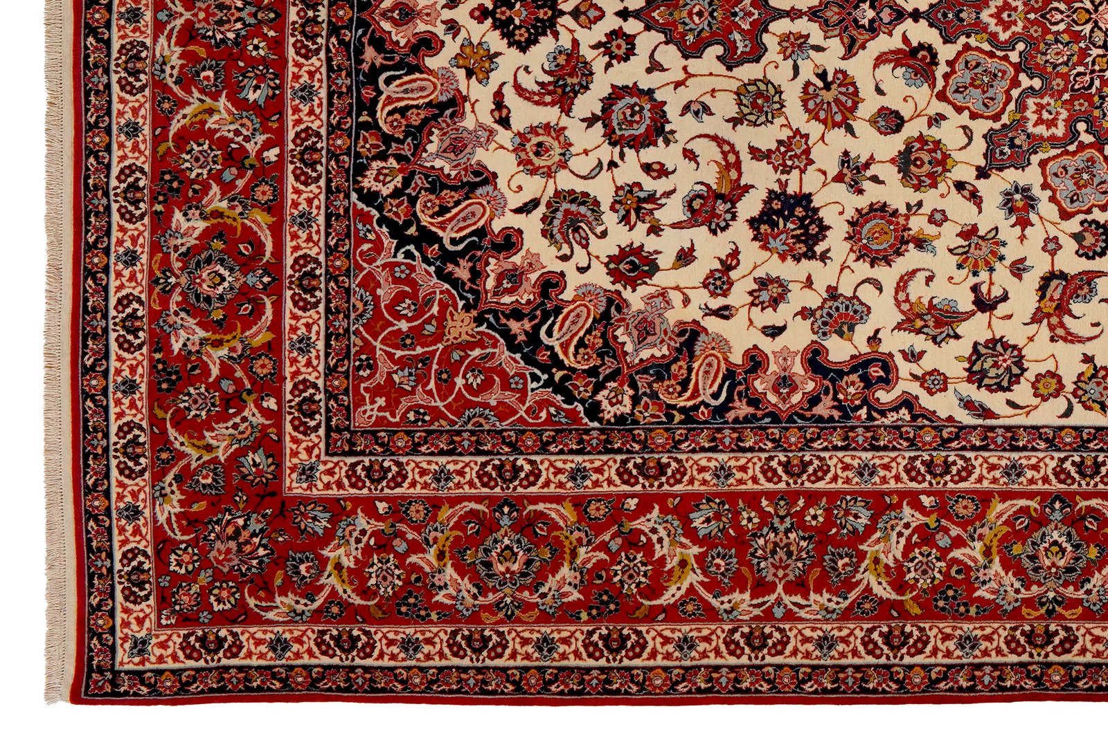 Isfahan — Hand-knotted, 148x228 cm, Beige, 100% Virgin Wool | View 3