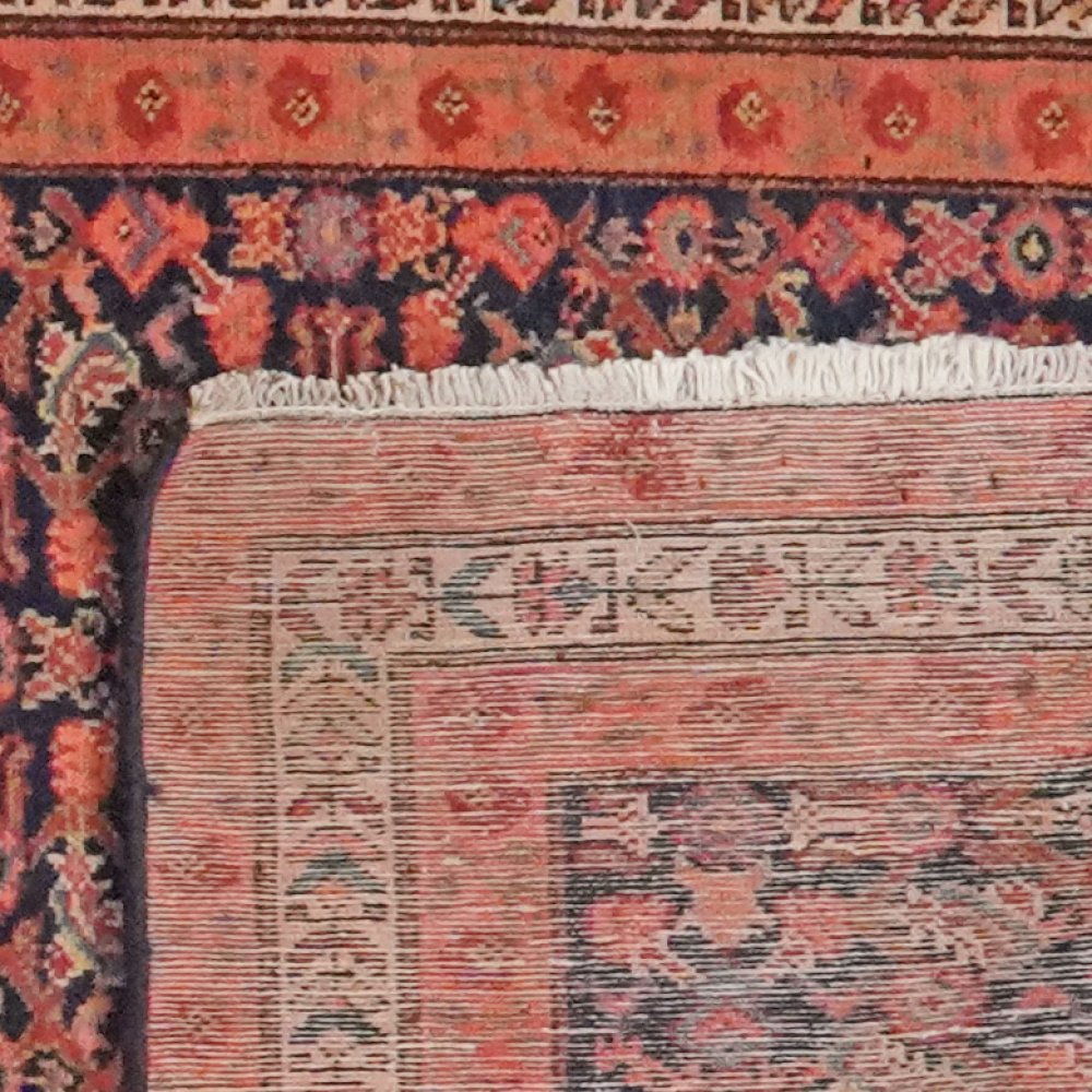 Malayer — Hand-knotted, 90x494 cm, Blue, 100% Virgin Wool | View 6