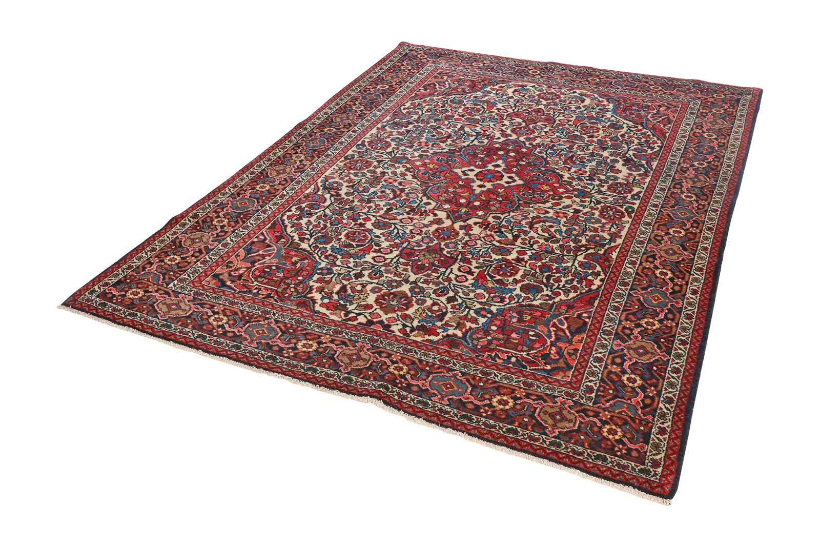 Bourtchalou — Hand-knotted, 154x210 cm, Beige, 100% Virgin Wool | View 5