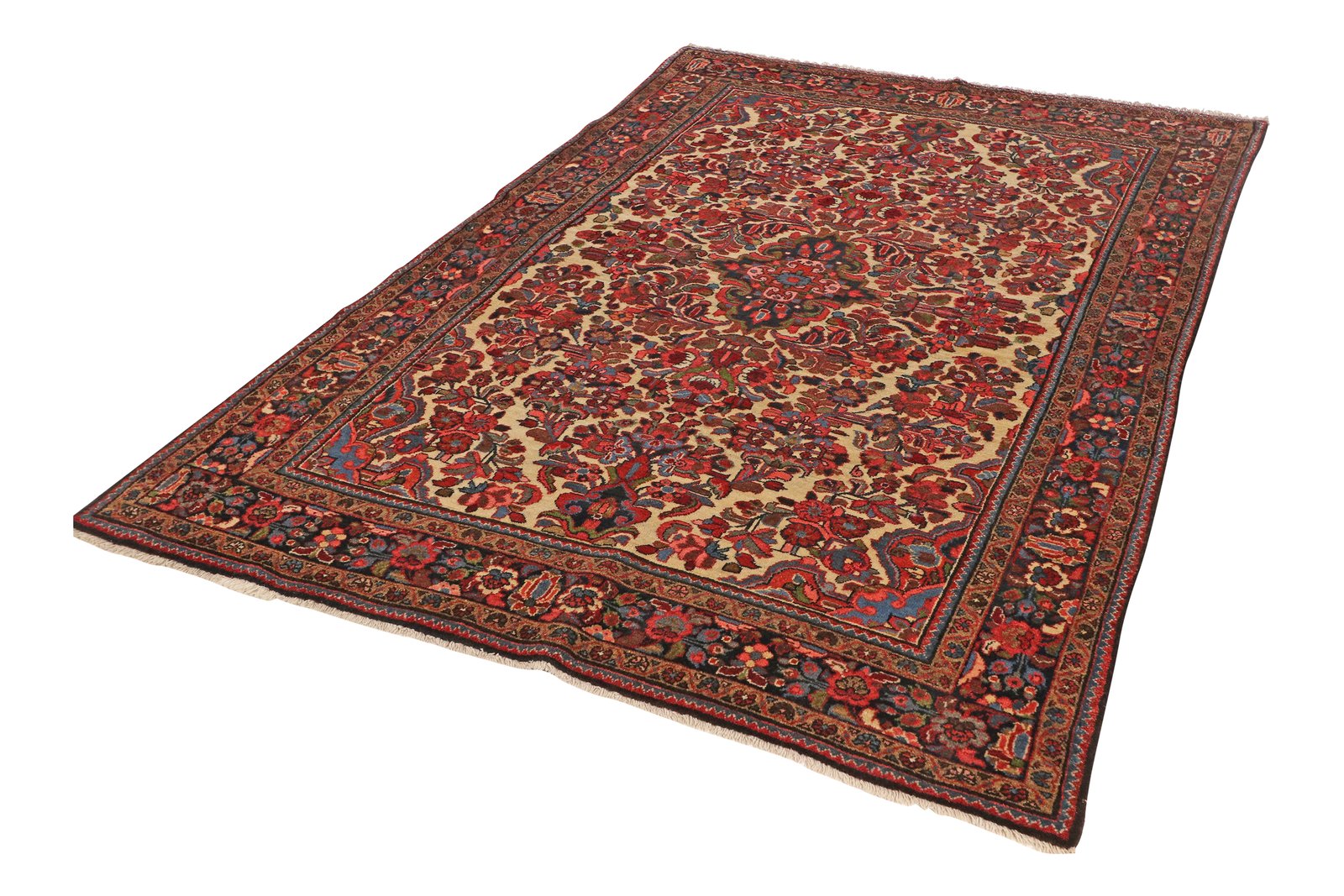 Bourtchalou — Hand-knotted, 146x208 cm, Red, 100% Virgin Wool | View 5