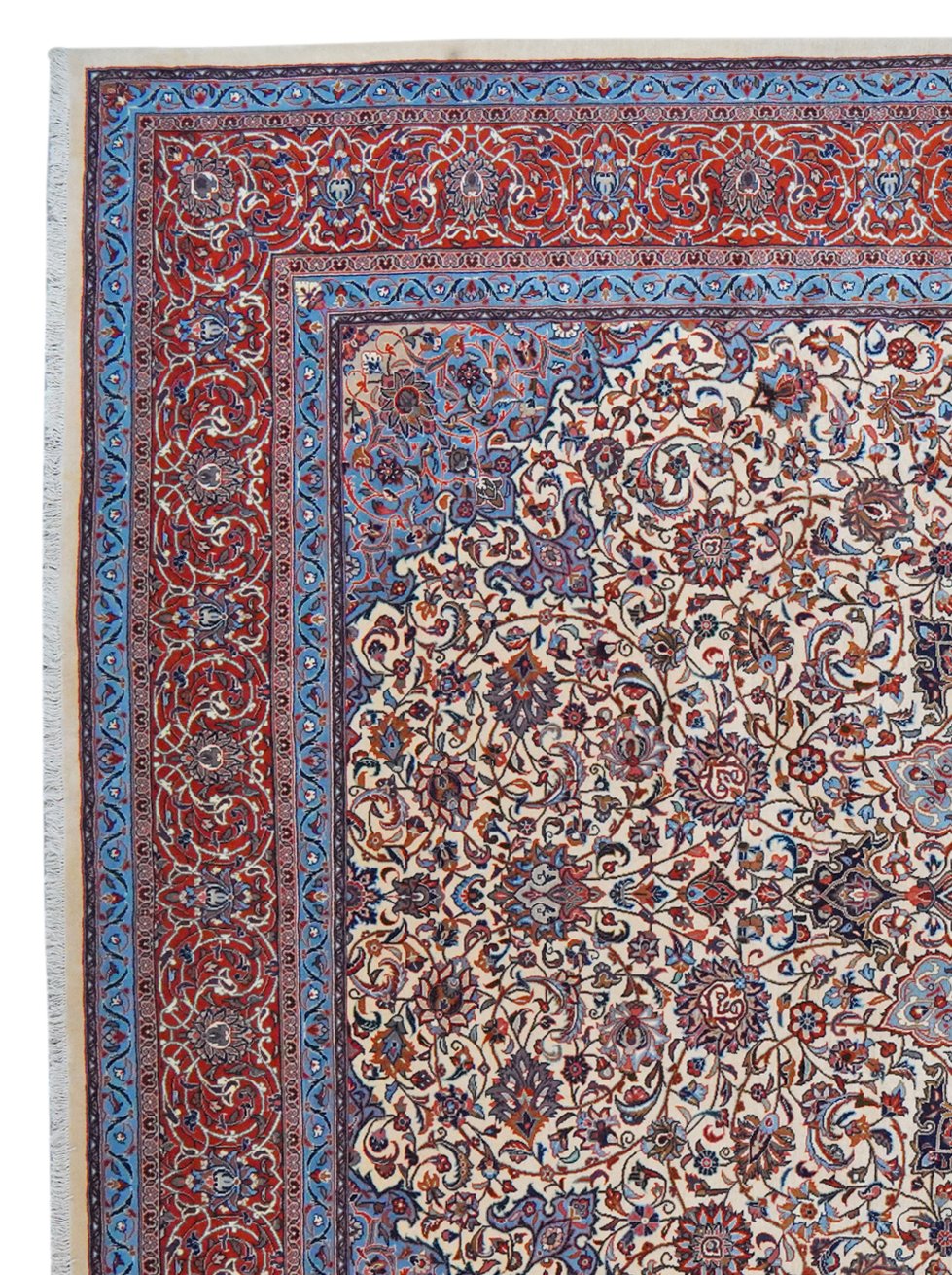 Sarough — Hand-knotted, 308x404 cm, Beige, 100% Virgin Wool | View 3