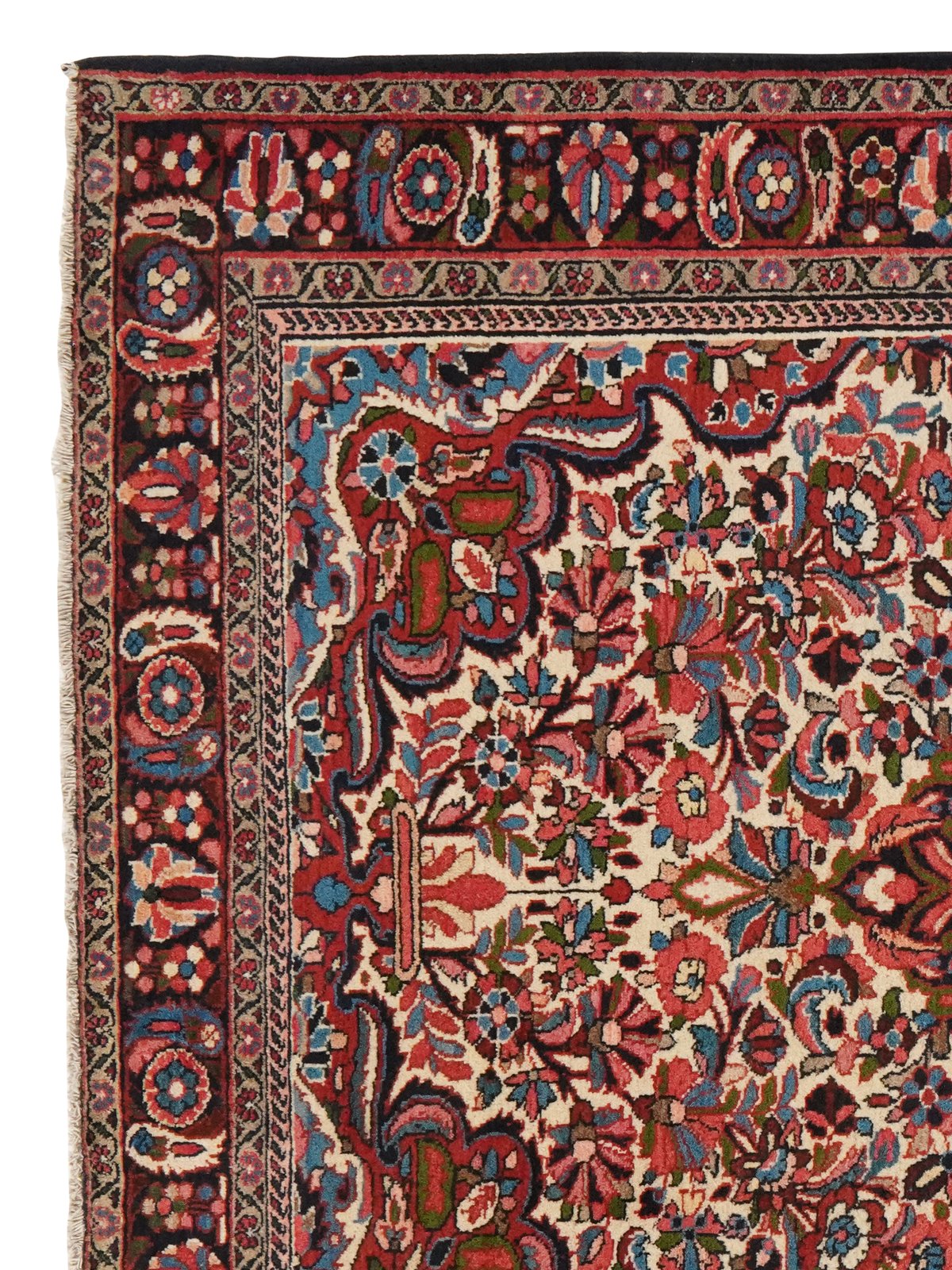 Bourtchalou — Hand-knotted, 152x206 cm, Beige, 100% Virgin Wool | View 3