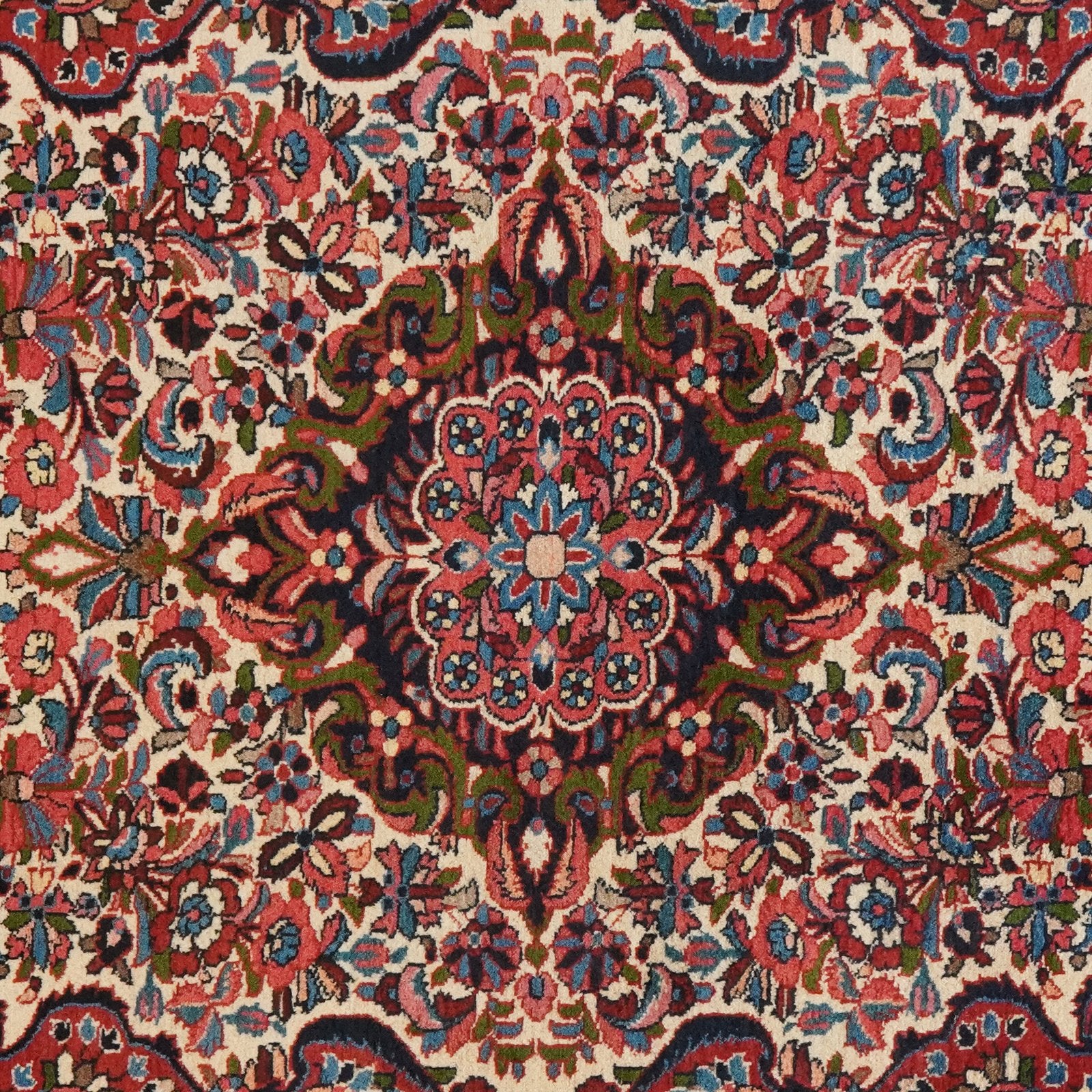 Bourtchalou — Hand-knotted, 152x206 cm, Beige, 100% Virgin Wool | View 6