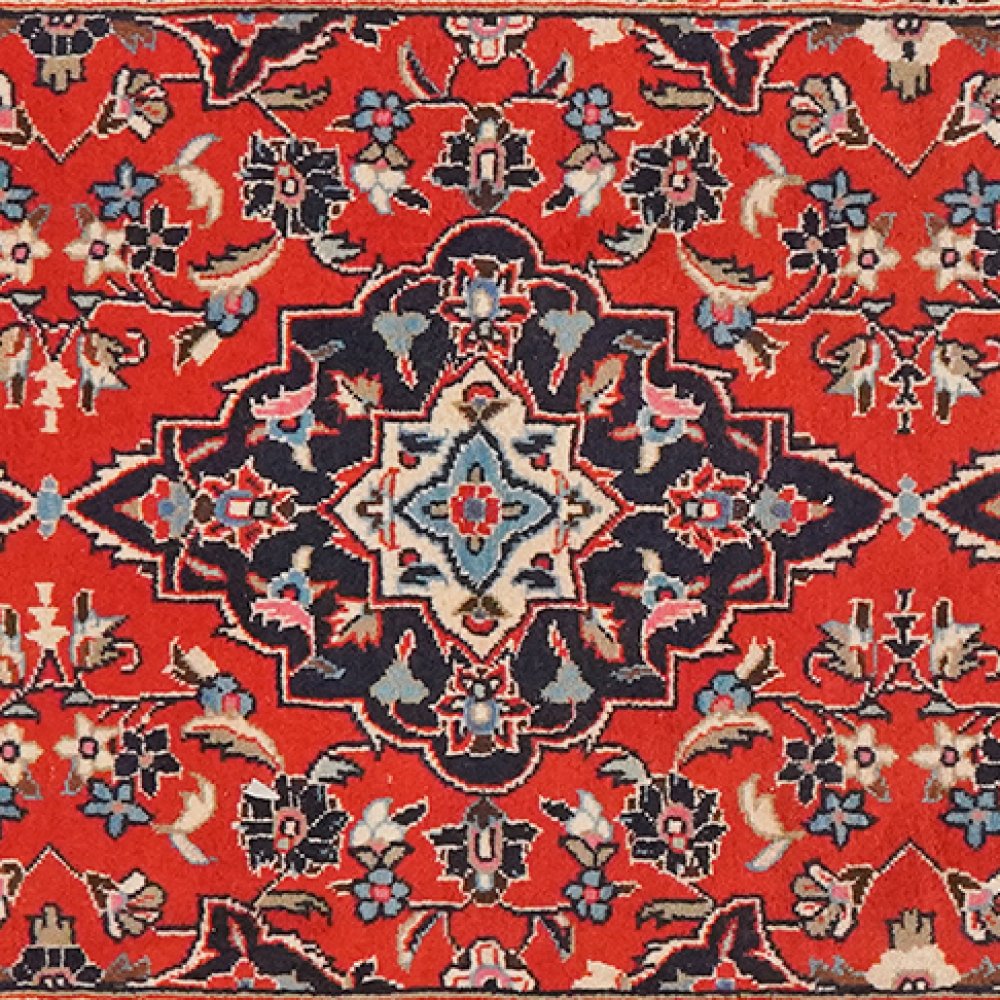 Ardakan — Hand-knotted, 99x318 cm, Red, 100% Virgin Wool | View 4