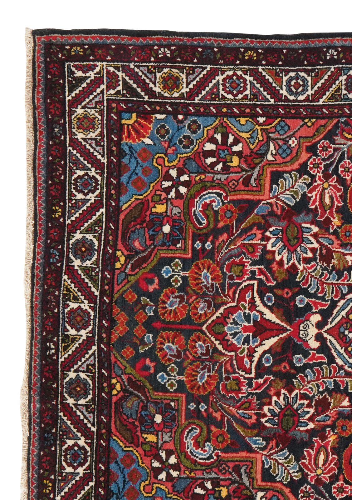 Bourtchalou — Hand-knotted, 135x208 cm, Blue, 100% Virgin Wool | View 3