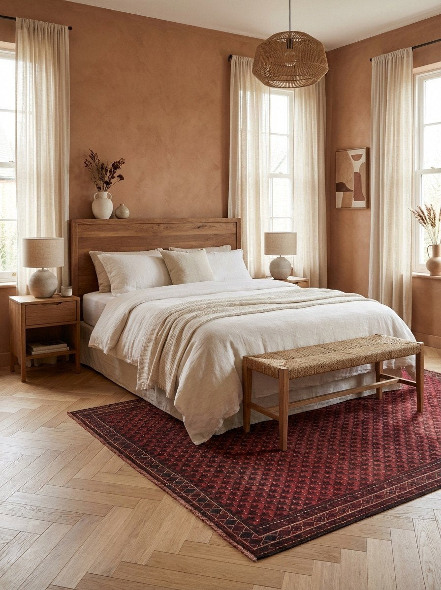 Kelim Kordi Old — Handgefertigt, 302x202 cm, Bunt, 100% Virgin Wool | Detail view